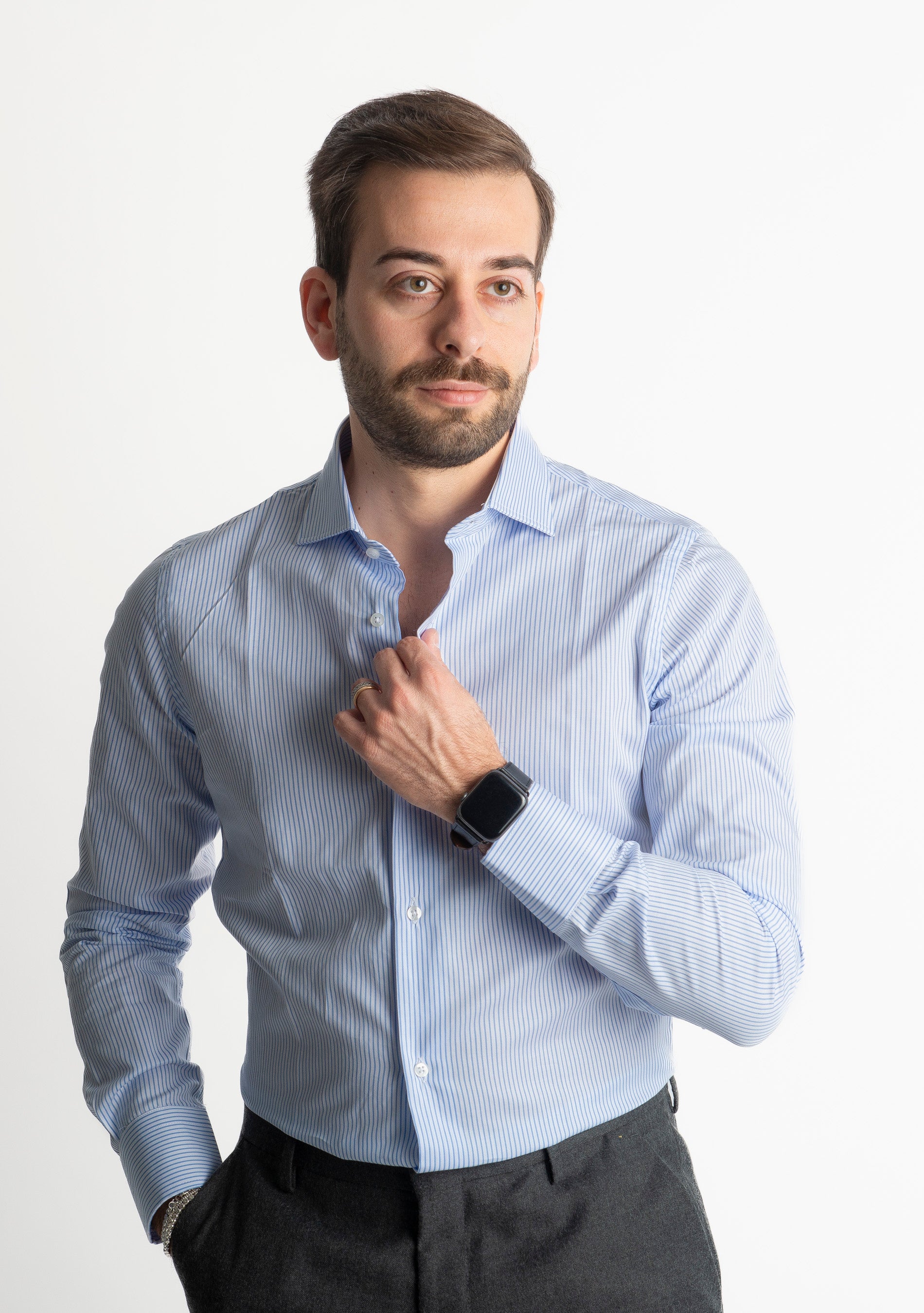 Camicia Bari 300 Rigo Celeste