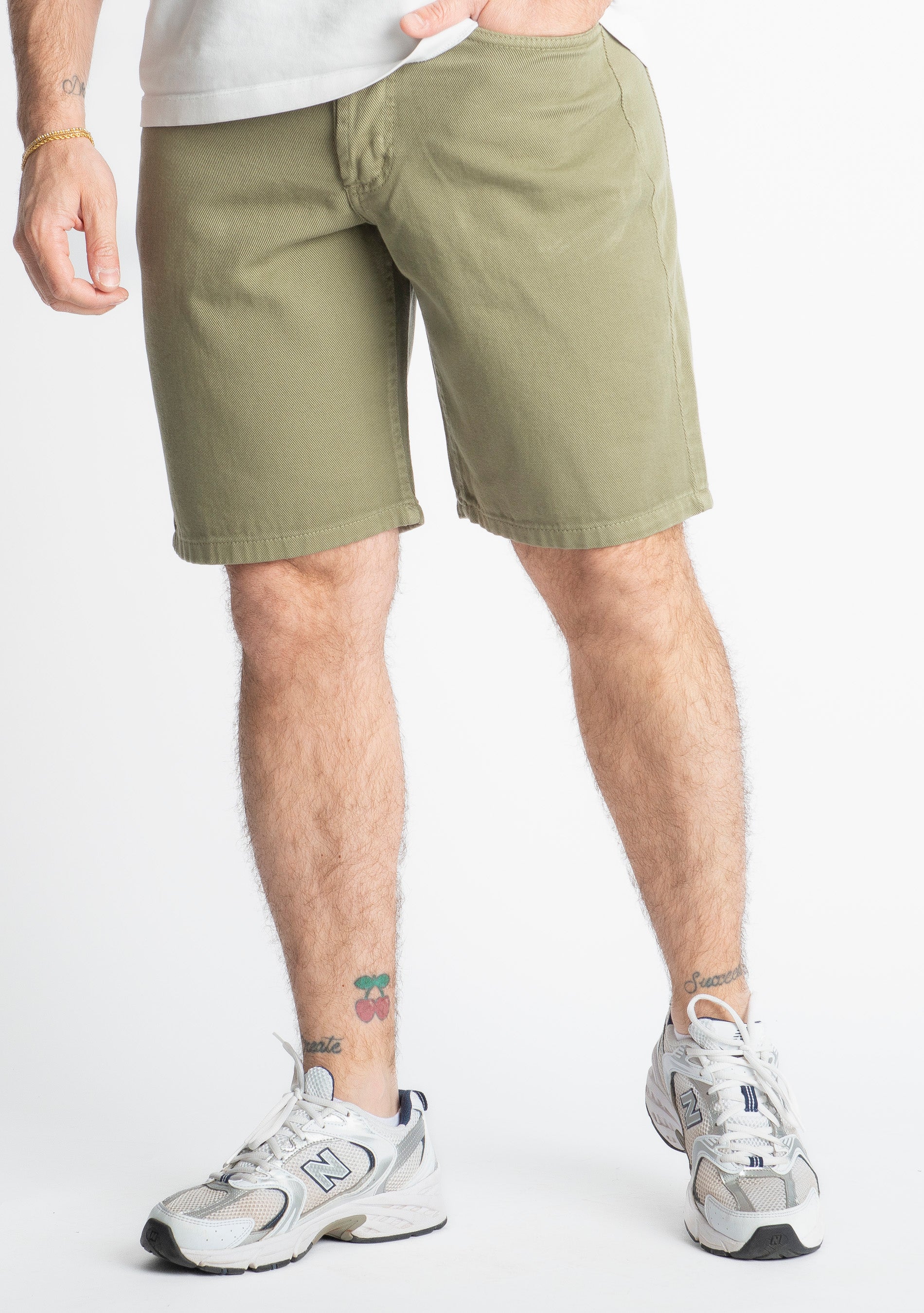 Bermuda Uomo in Cotone Verde