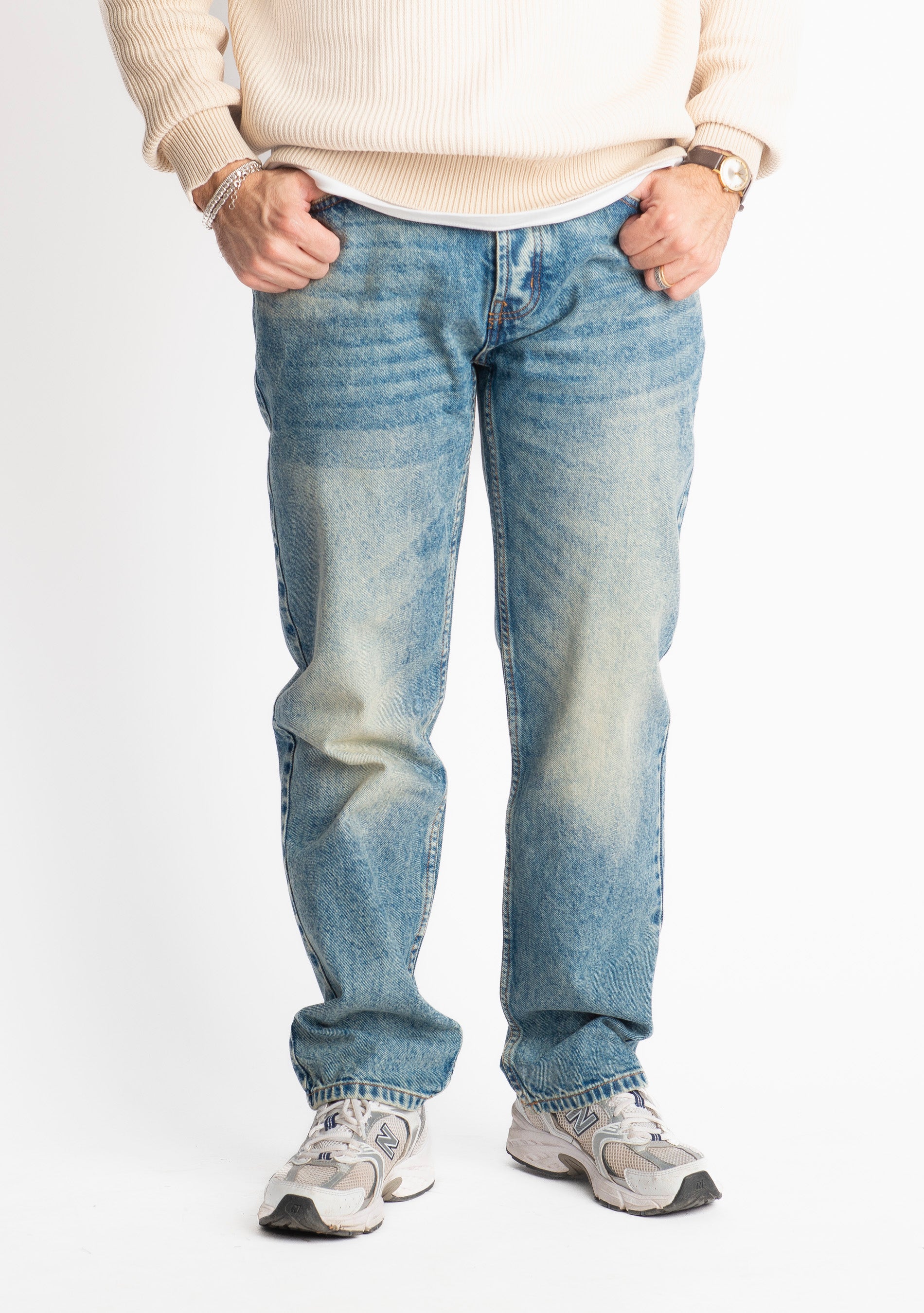 Jeans Baggy Fit Sabbiato 03
