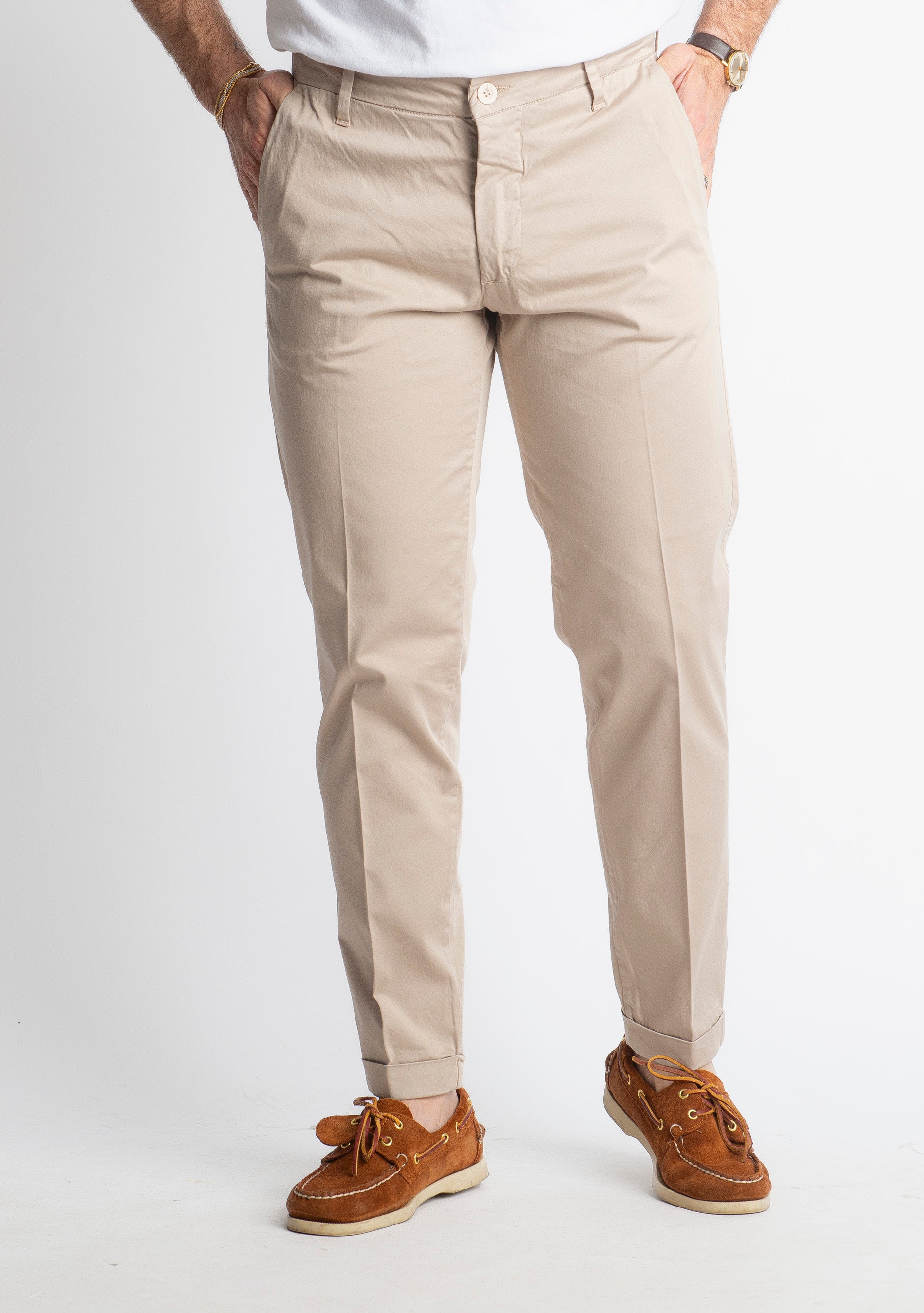Pantalone Chino Tortora
