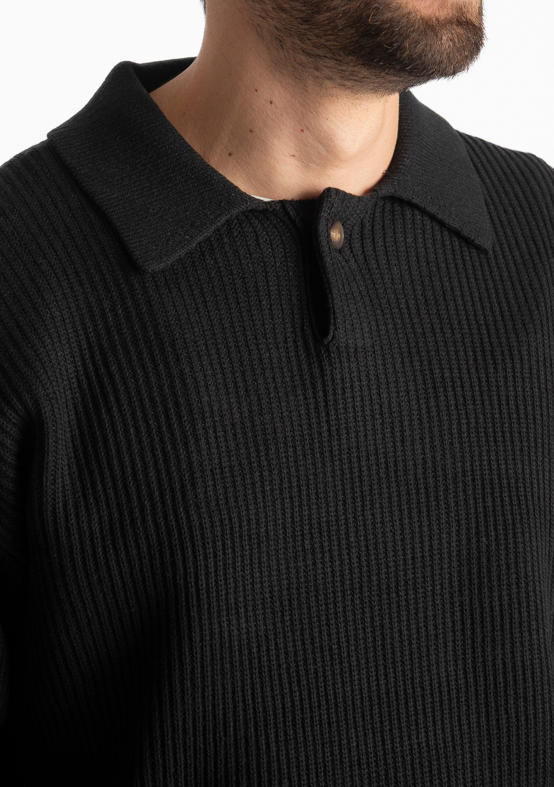 Polo Relax-Fit W8611 Nero
