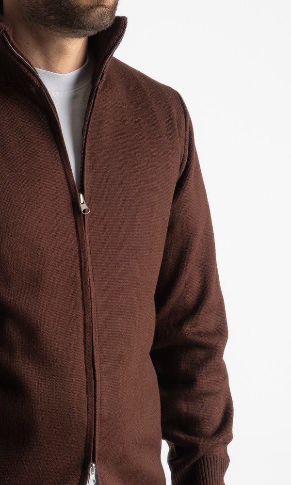 Maglione Barolo Doppio Cursore Moro