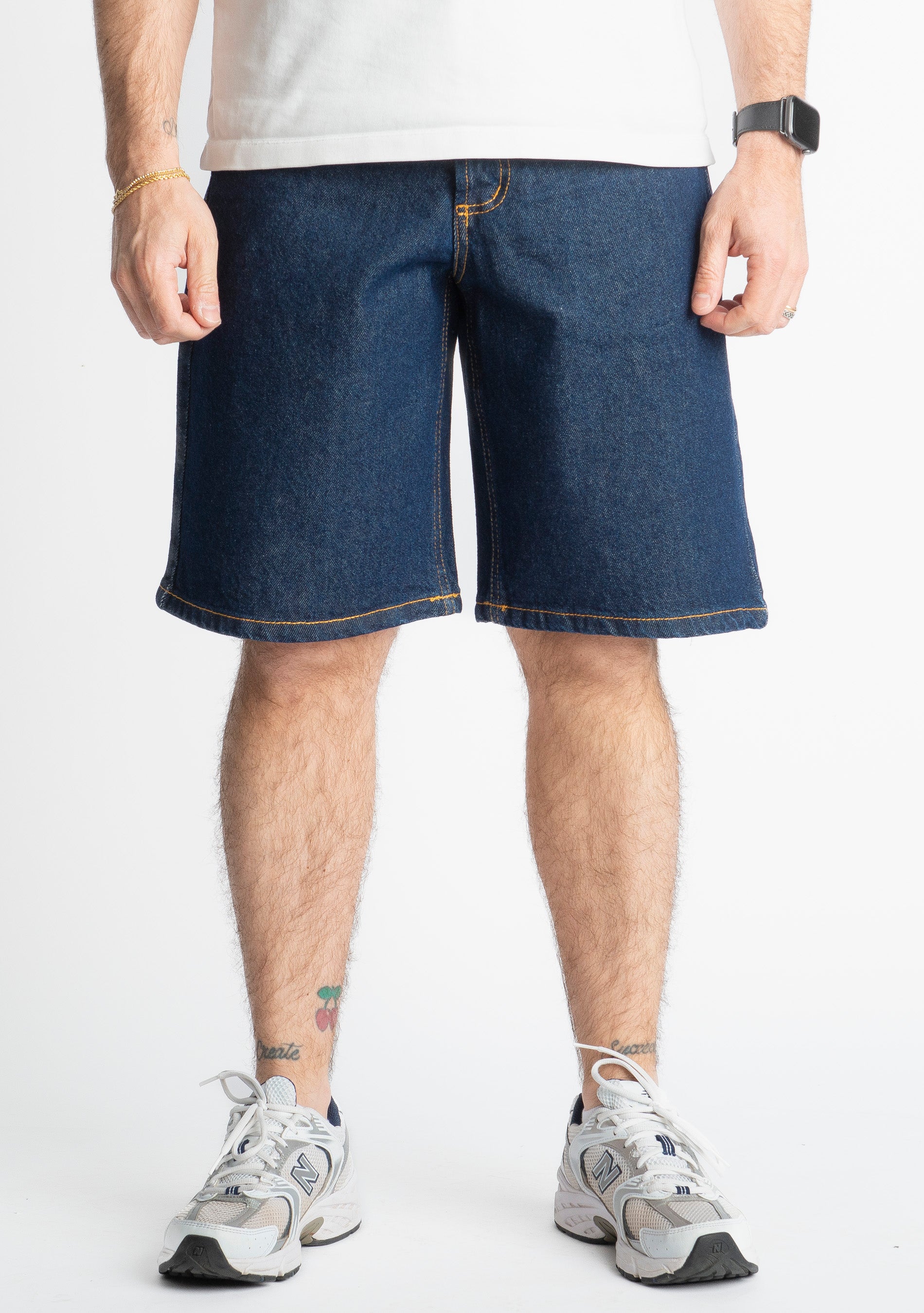 Bermuda Uomo Jeans Lavaggio Zero