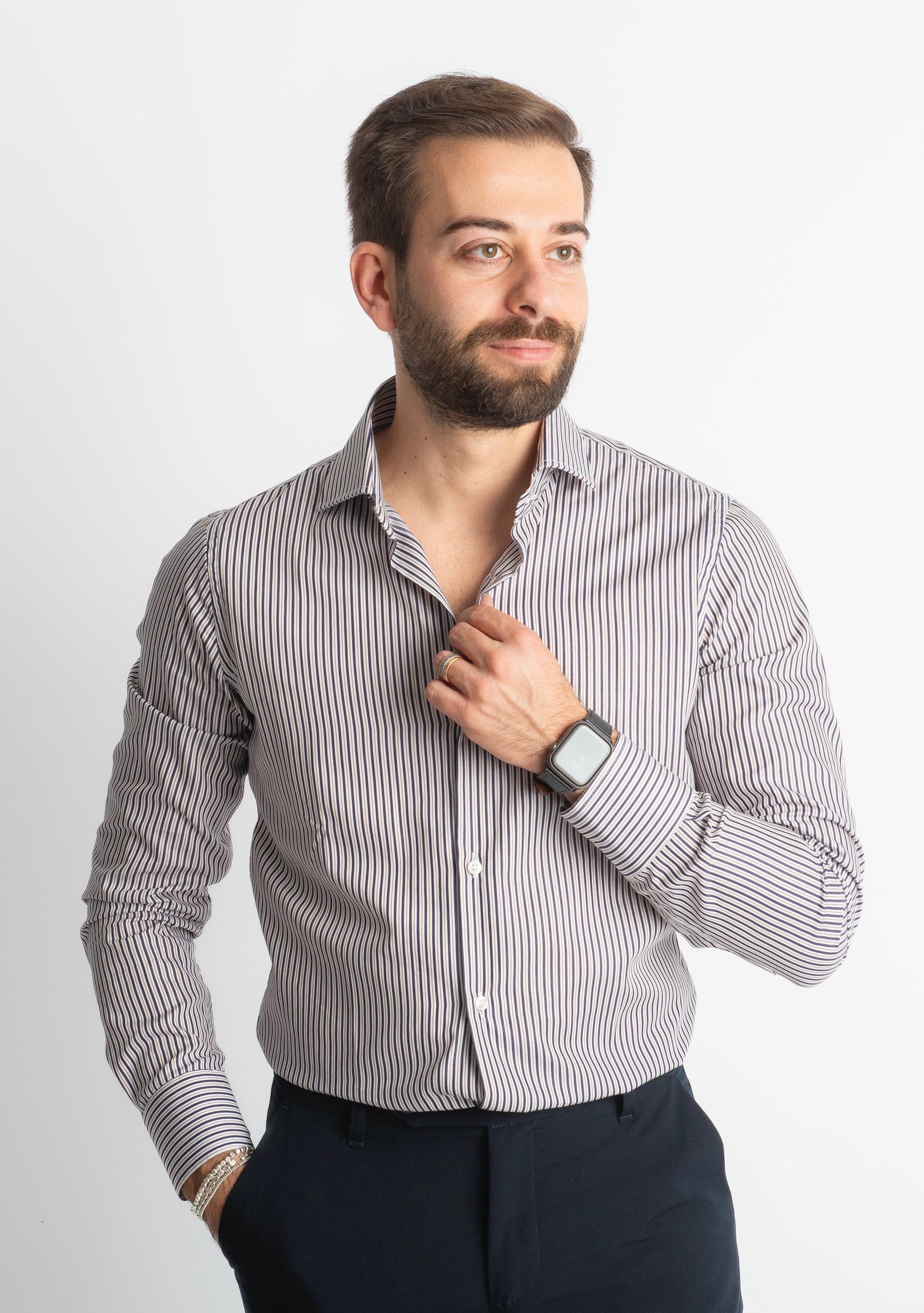Camicia 520 Rigo Blu Notte