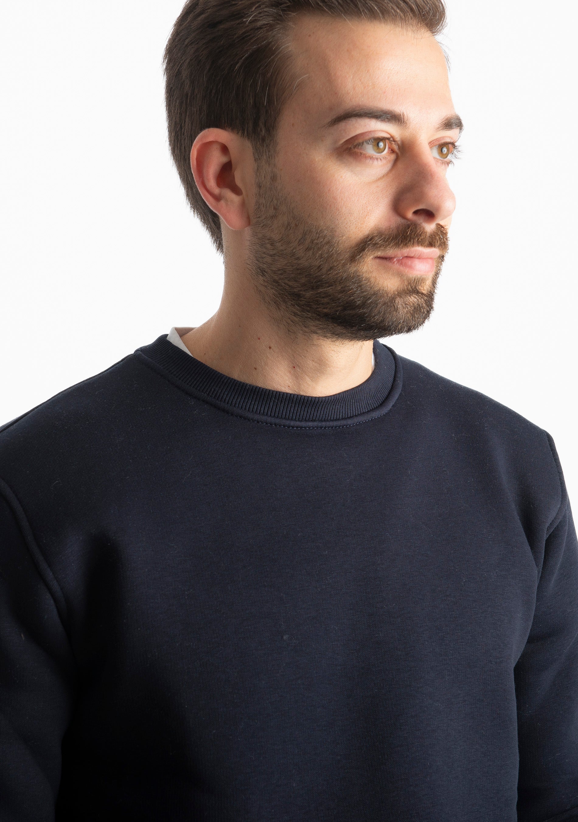 Felpa Uomo Girocollo 0310 Blu