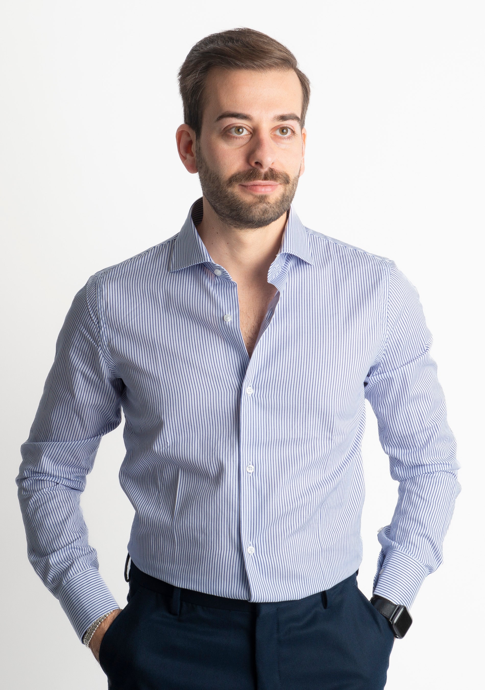 Camicia Bari Rigo 300 Blu