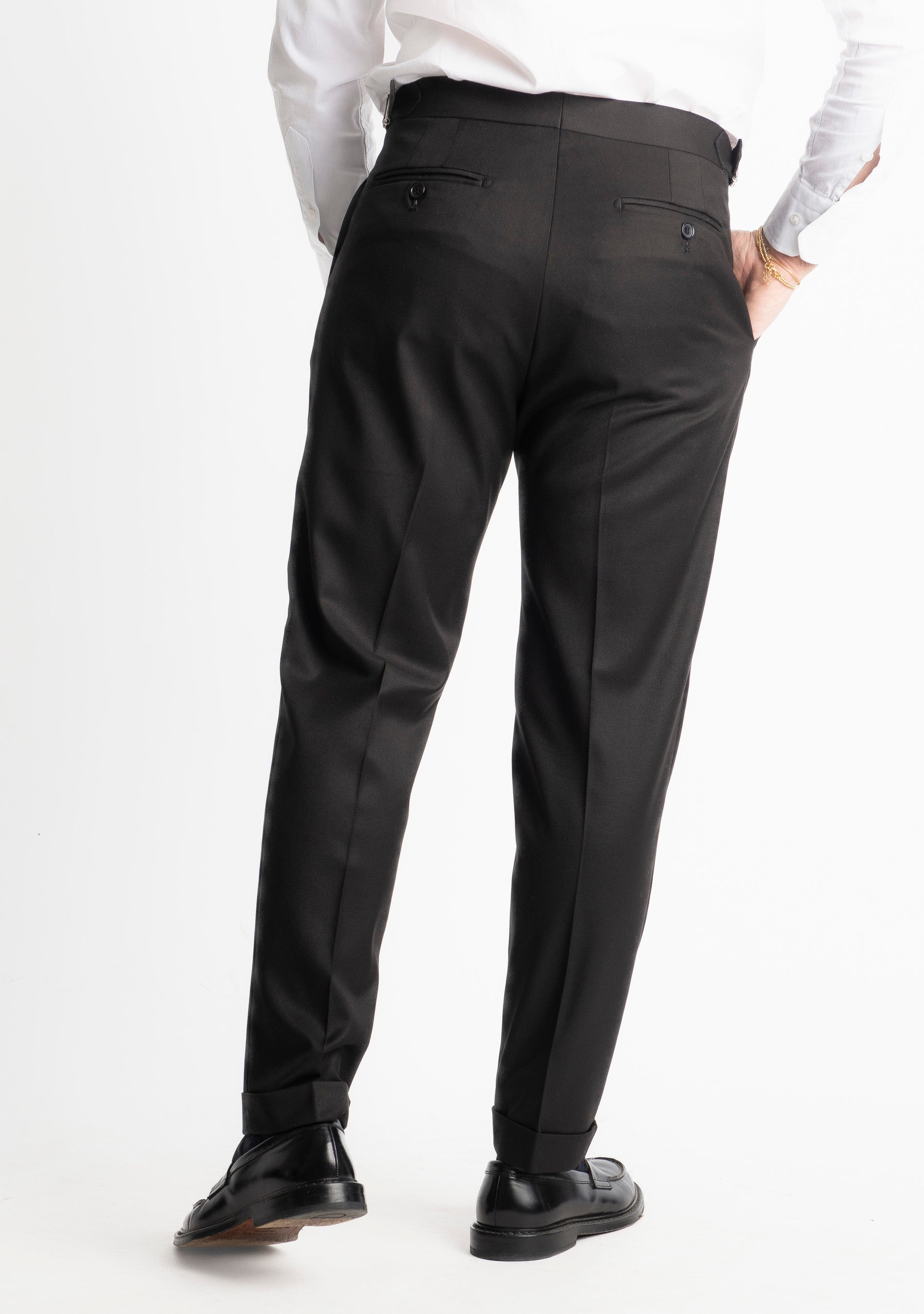 Pantalone Tennesse Doppia Fibbia TO8025 Nero