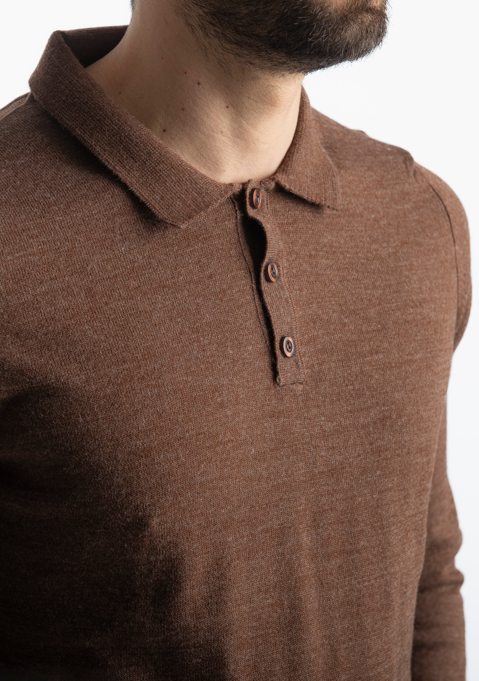 Polo Lana Merinos Moro