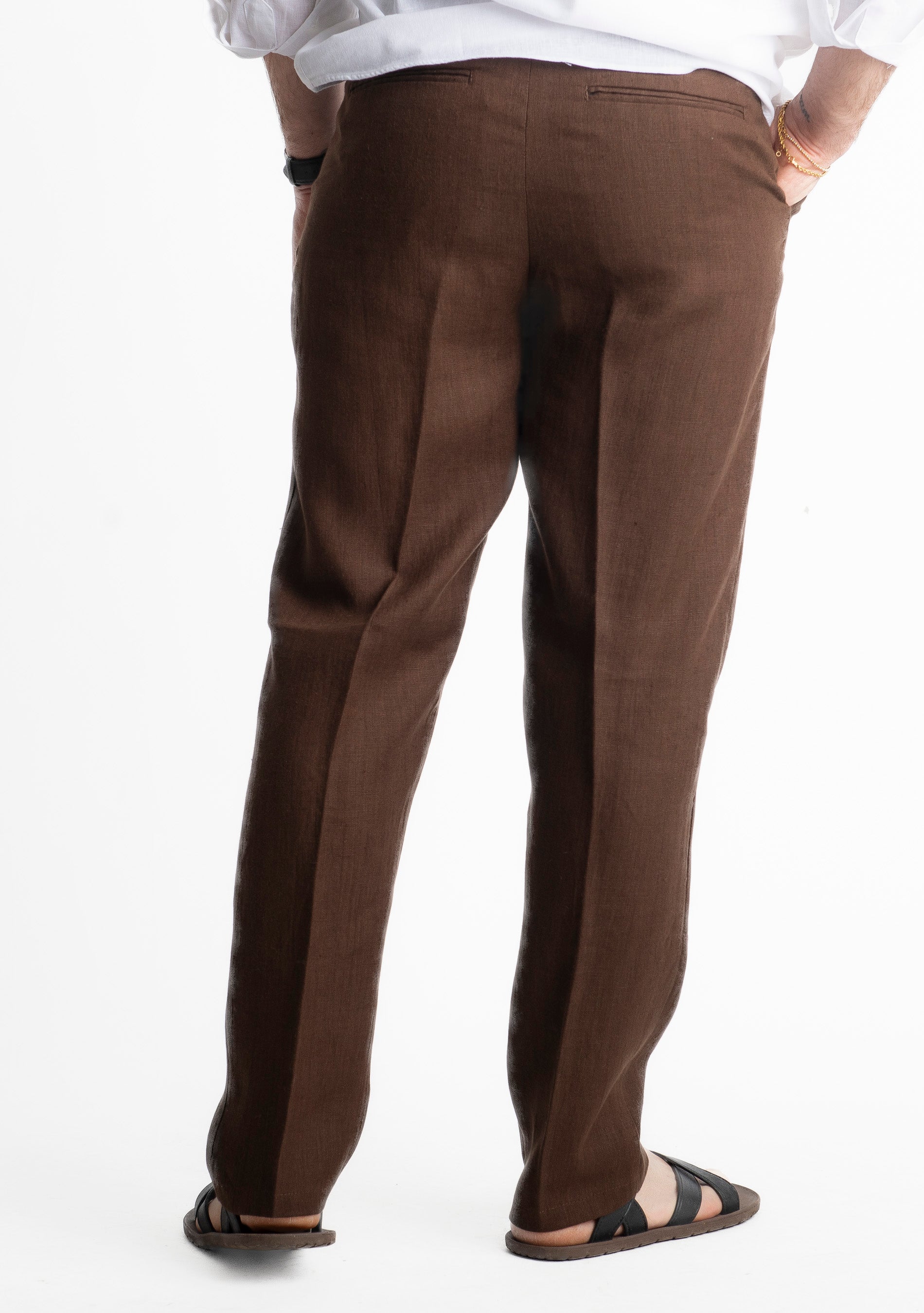 Pantalone in Lino Officine Borboniche Moro