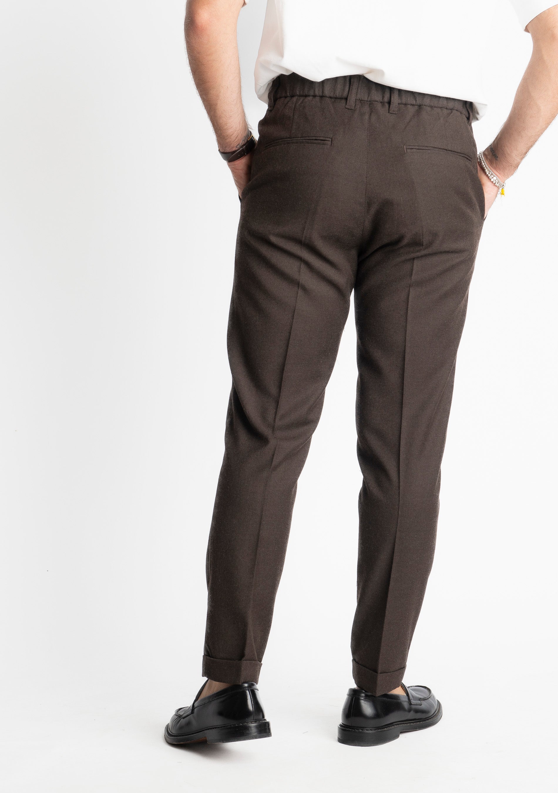 Pantalone Beverly Mezza Molla TO8007 Moro
