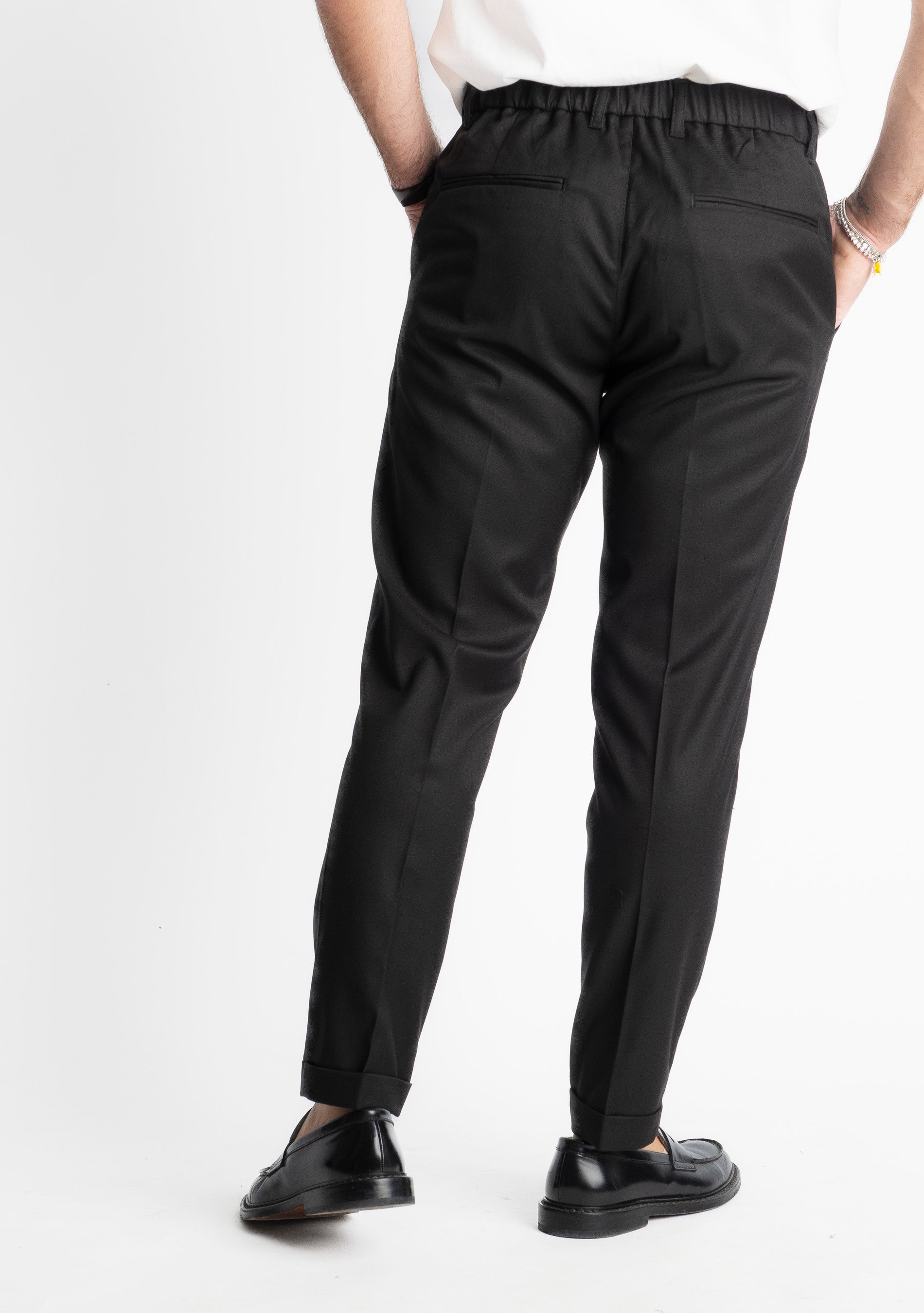 Pantalone Tennese Mezza Molla TO8007 Nero