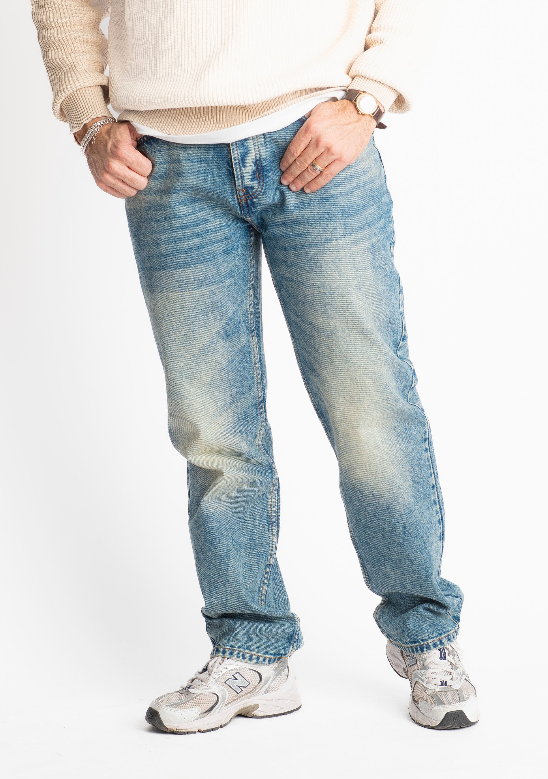 Jeans Baggy Fit Sabbiato 03