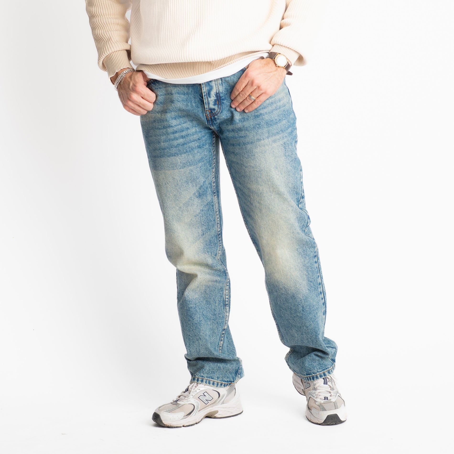 Jeans Baggy Fit Sabbiato 03