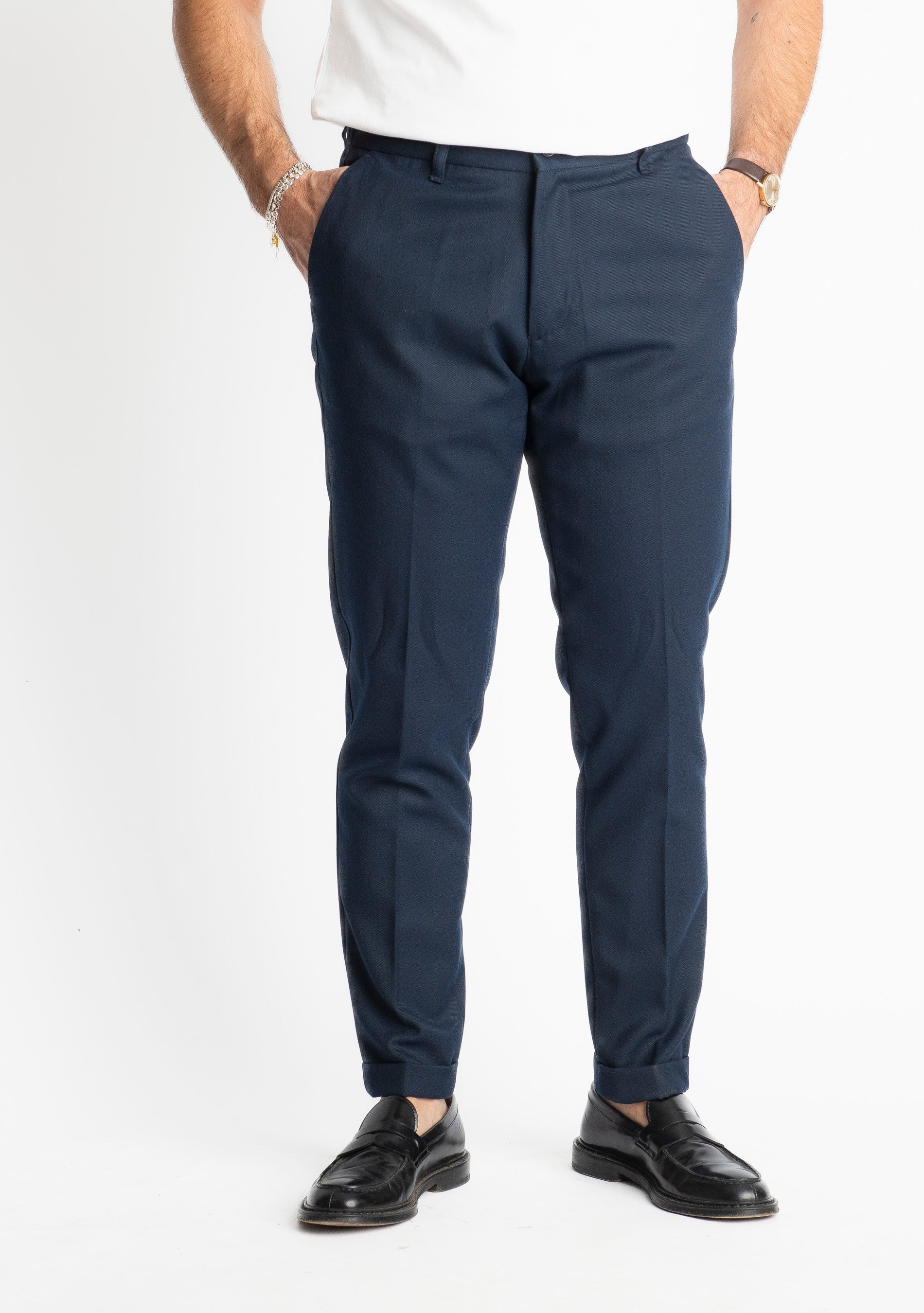 Pantalone Beverly Mezza Molla TO8007 Blu