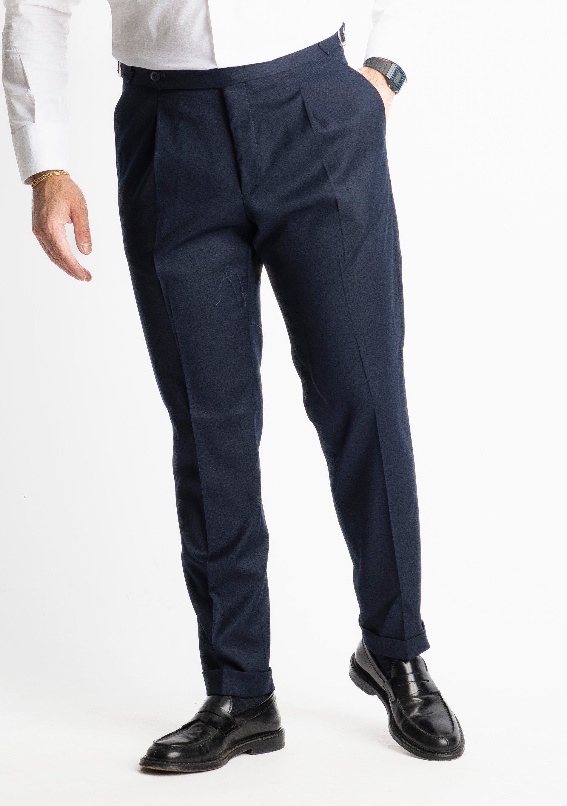 Pantalone Tennesse Doppia Fibbia TO8025 Blu