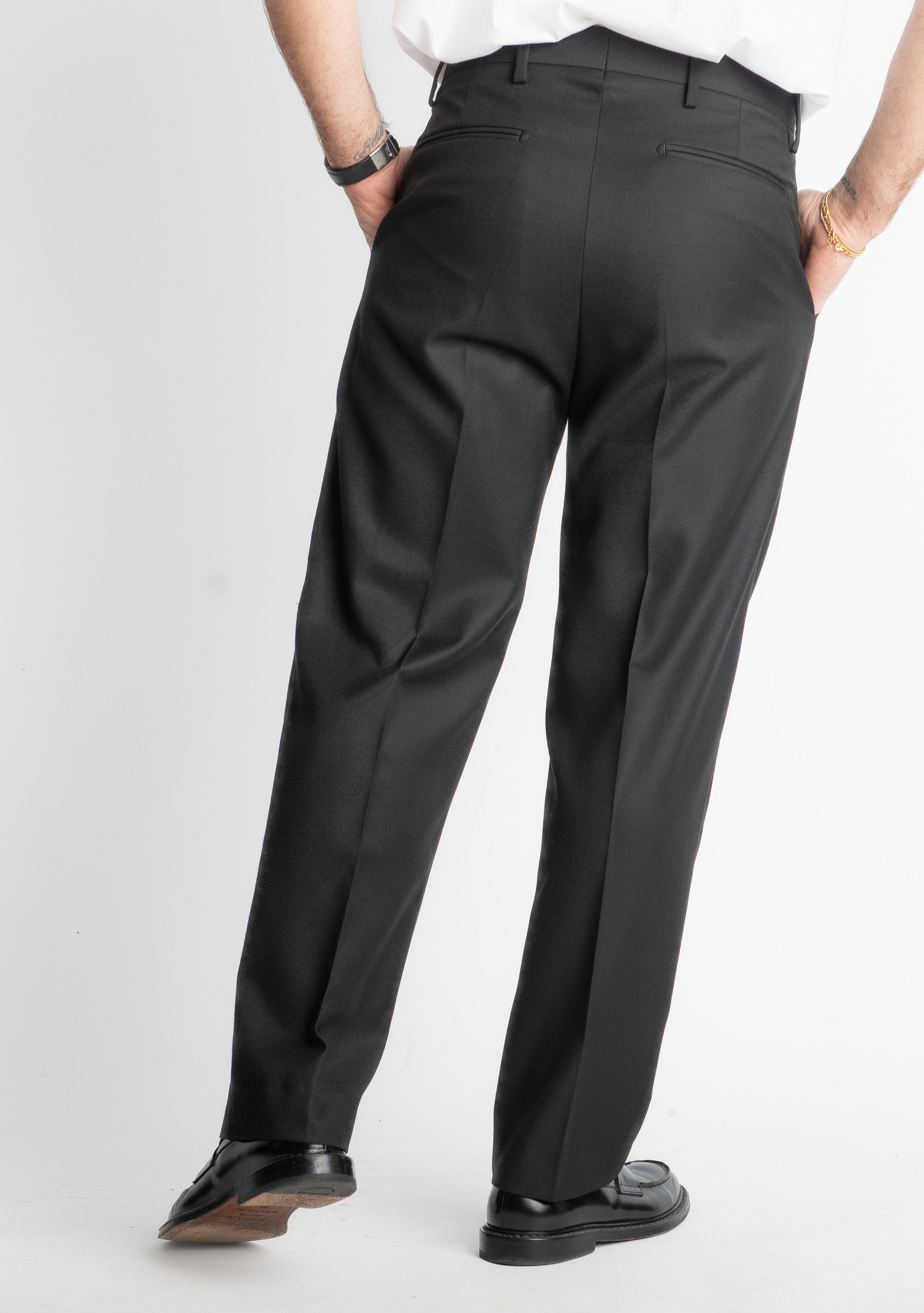 Pantalone Fondo Ampio Beverly TO8015 Nero