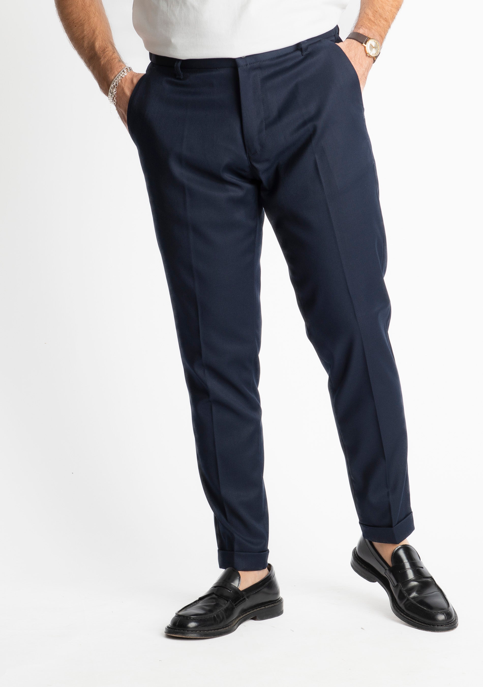 Pantalone Tennese Mezza Molla TO8007 Blu