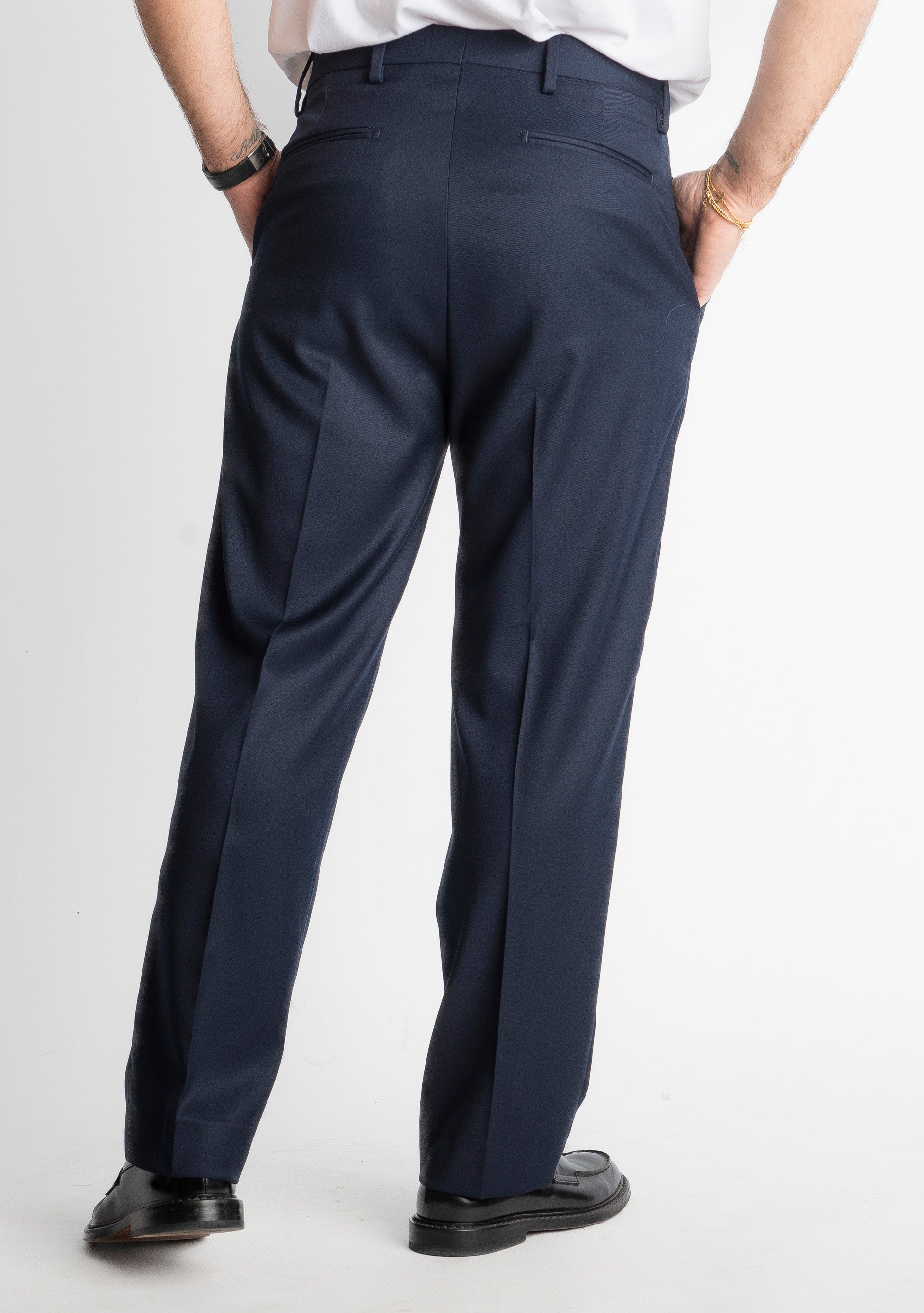 Pantalone Fondo Ampio Tennesse TO8015 Blu