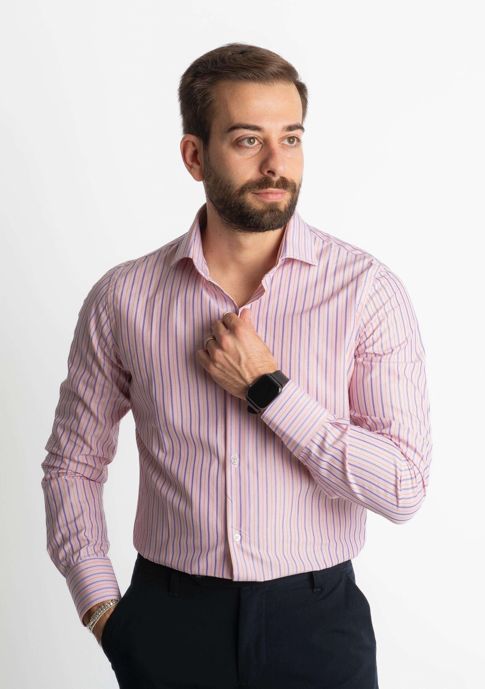 Camicia Old Money 4229 Rosa