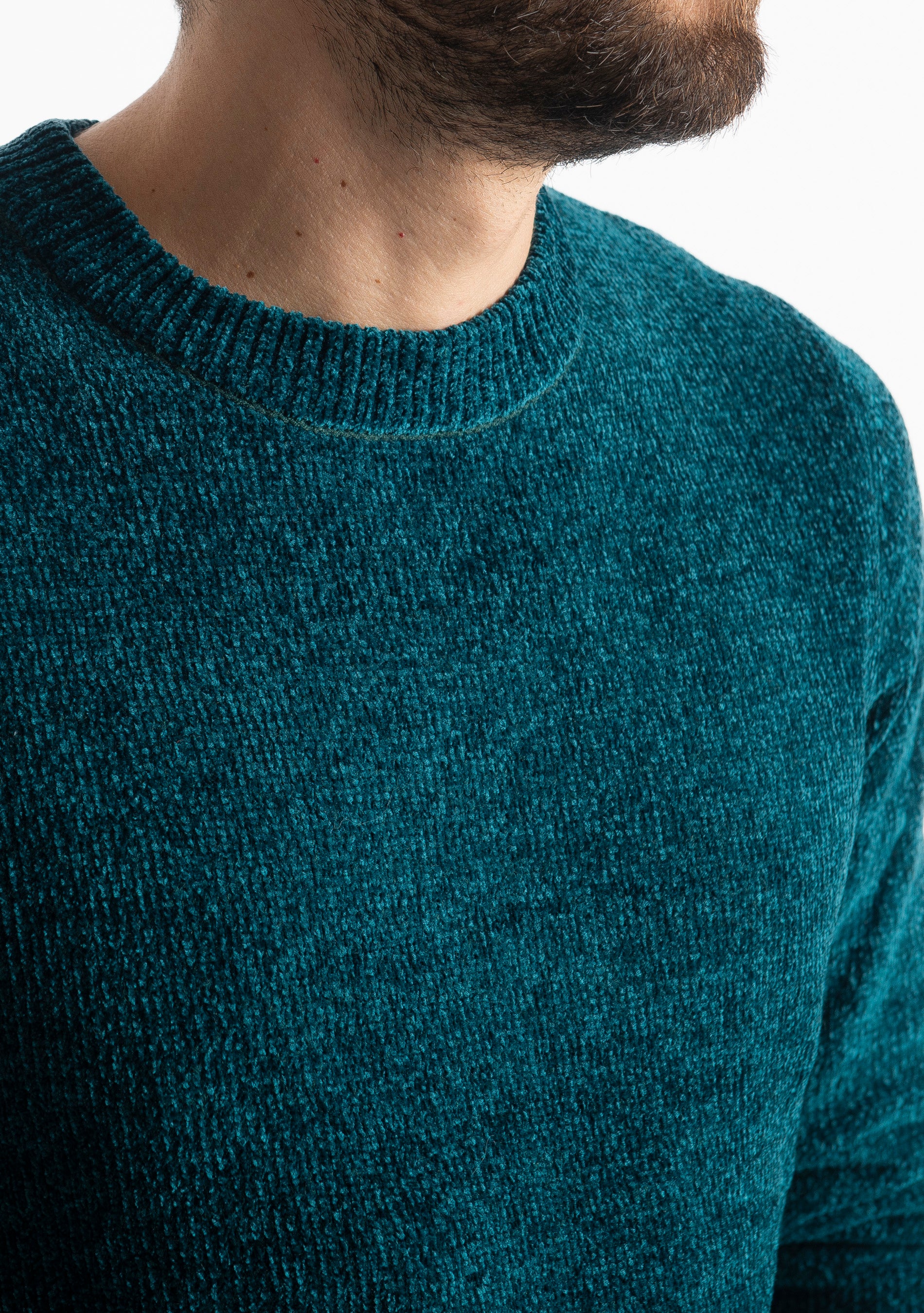Maglione in Ciniglia 21027 Verde