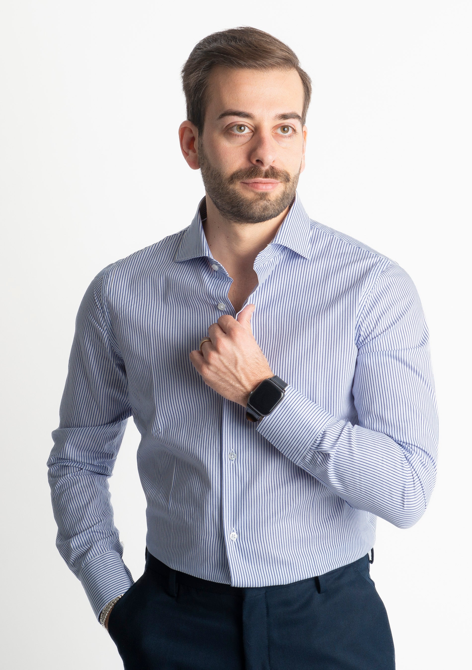 Camicia Bari Rigo 300 Blu