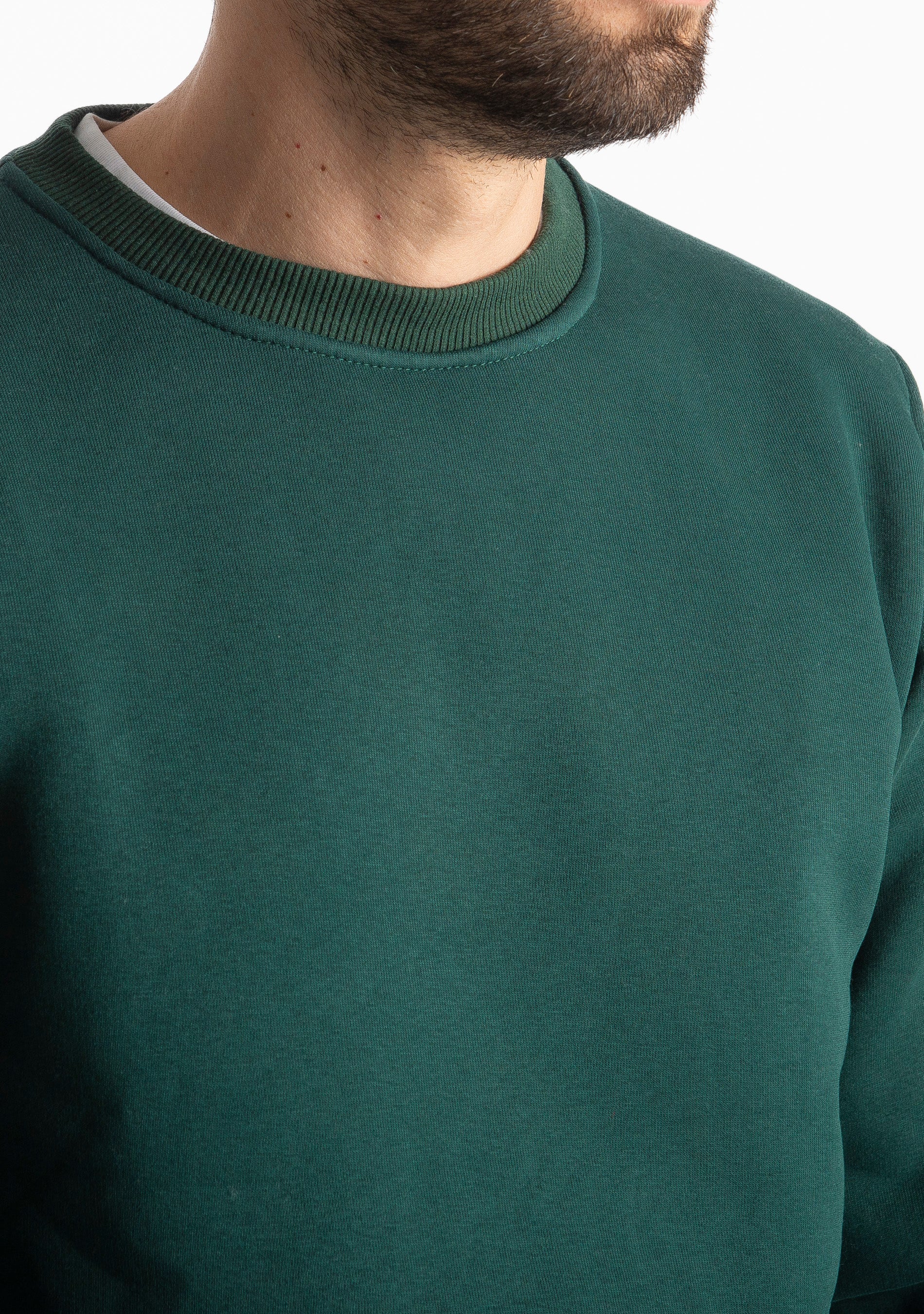 Felpa Uomo Girocollo 0310 Verde