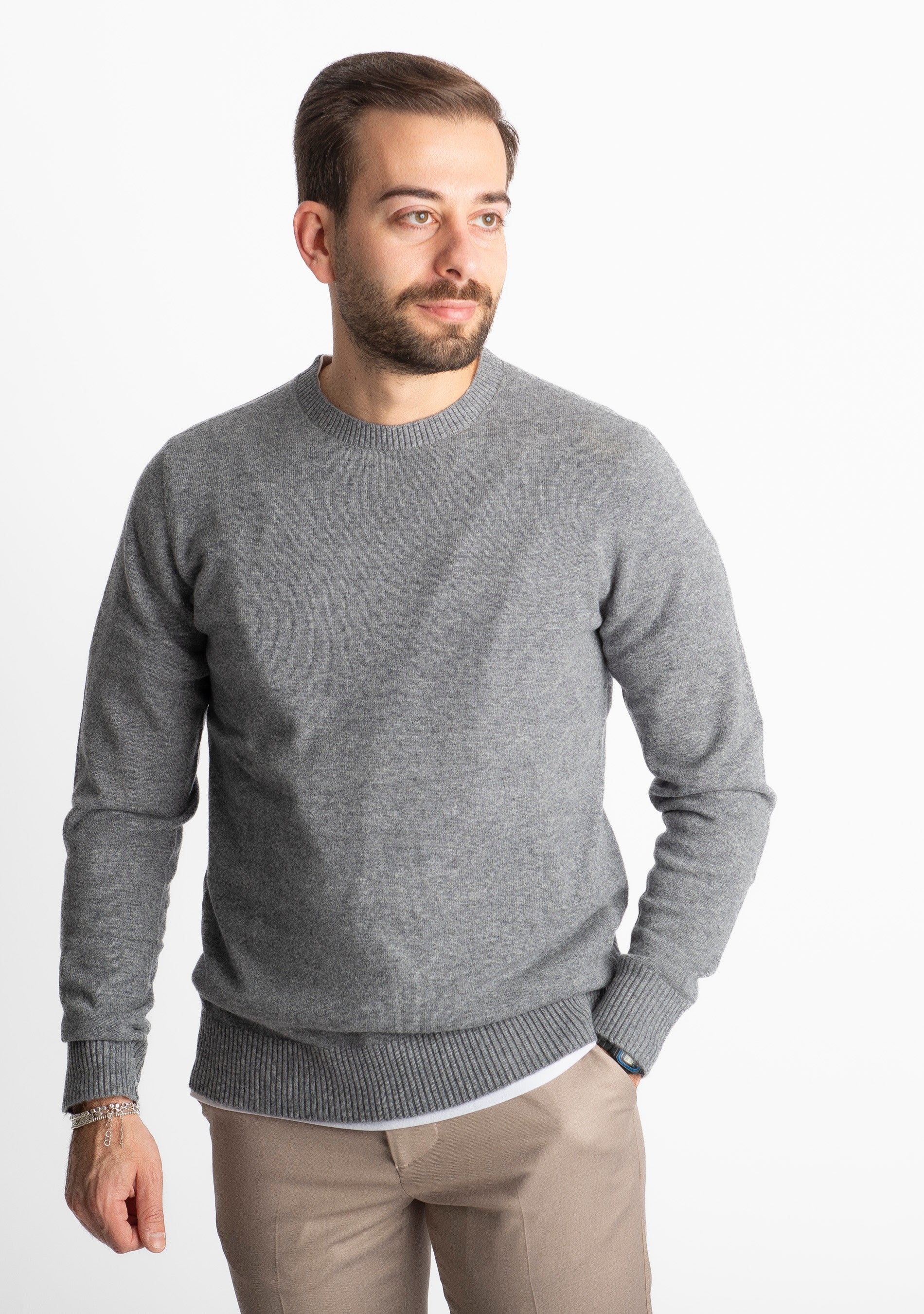 Maglioncino In Cashemere CA01 Grigio