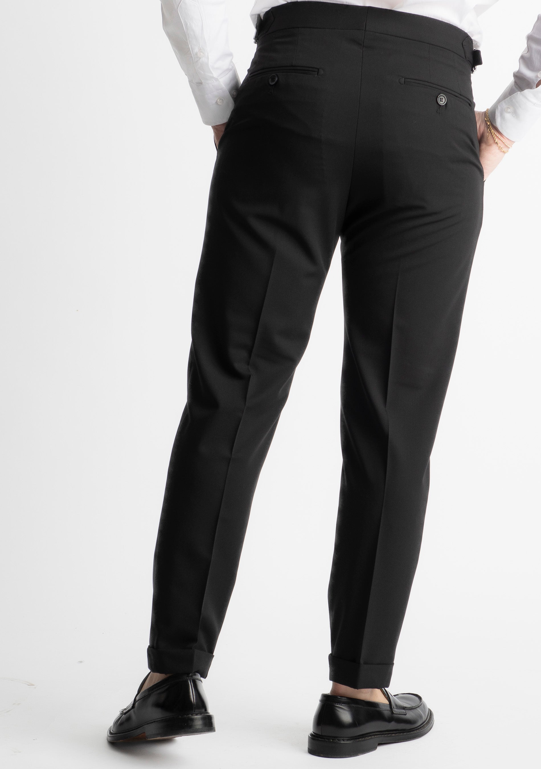Pantalone Miller Doppia Fibbia Nero
