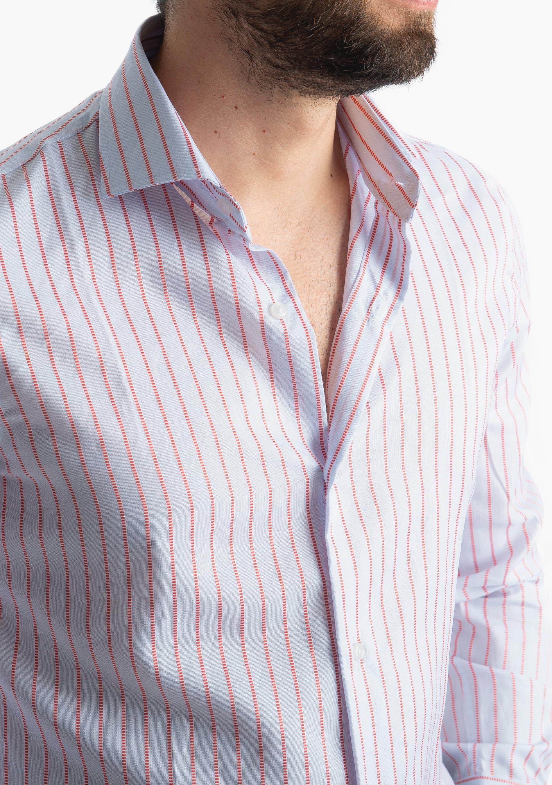 Camicia Old Money 4230 Celeste