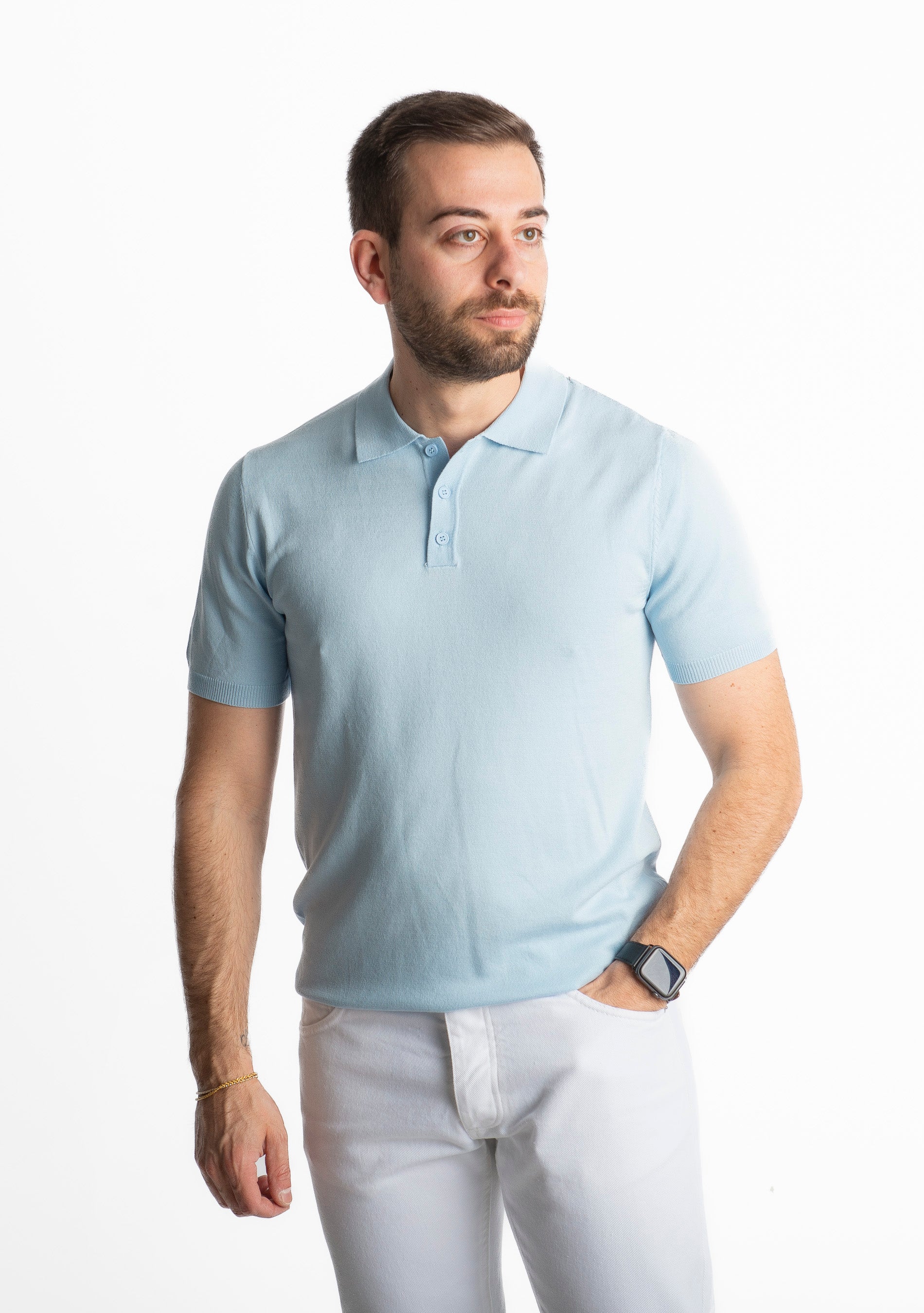 Polo Uomo Tenerife Celeste