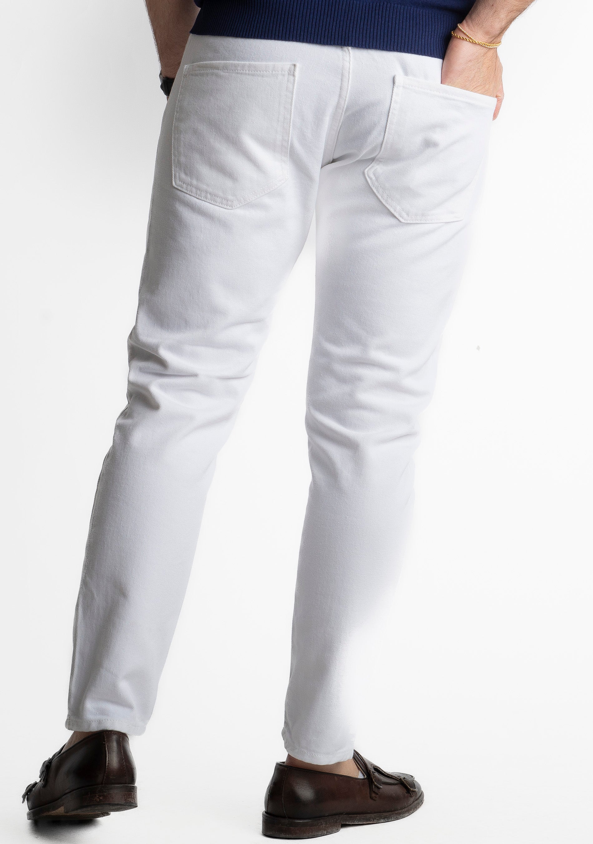 Jeans Slim Fit Bianco