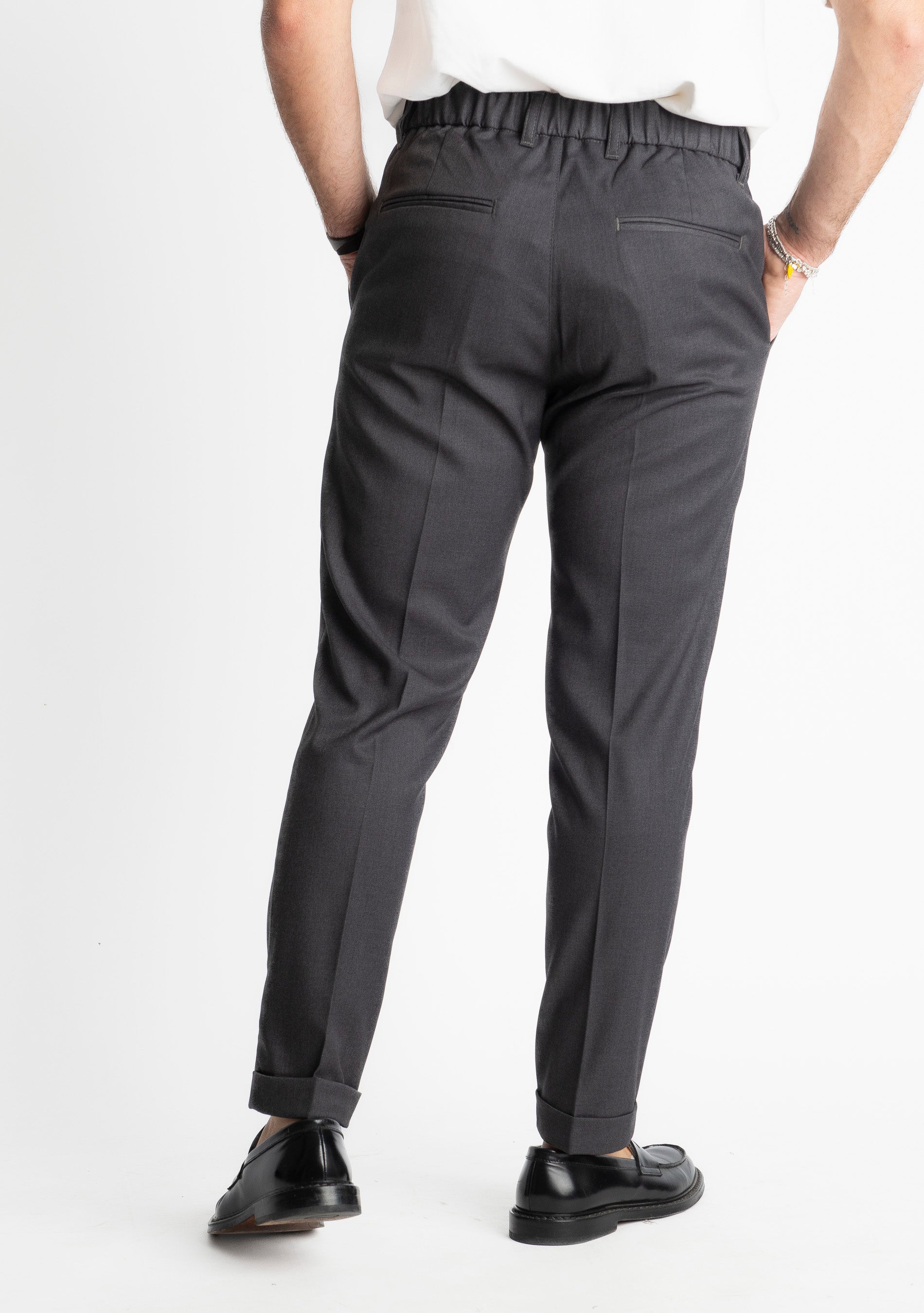 Pantalone Tennese Mezza Molla TO8007 Grigio