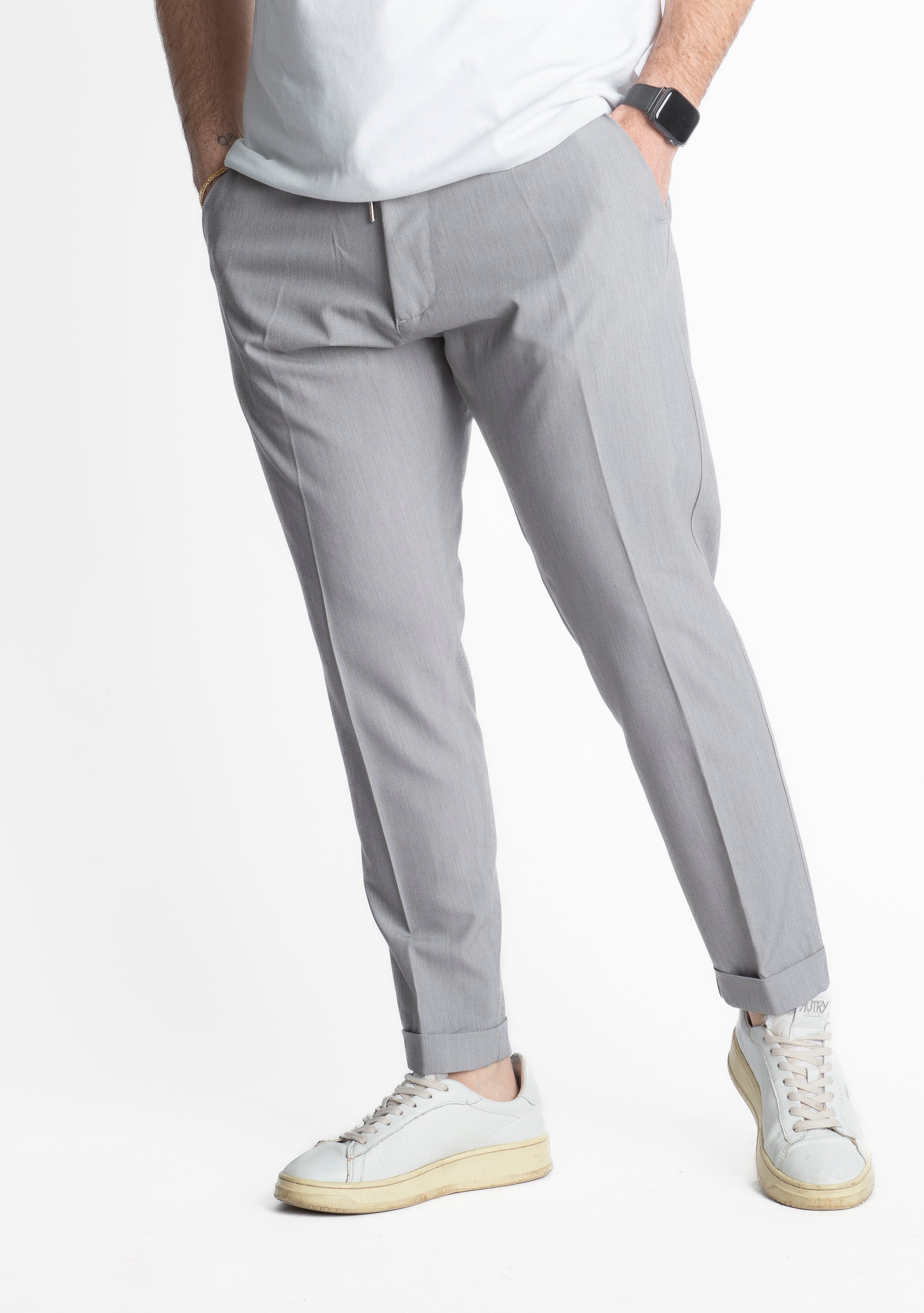 Pantalone Ischia Grigio Perla