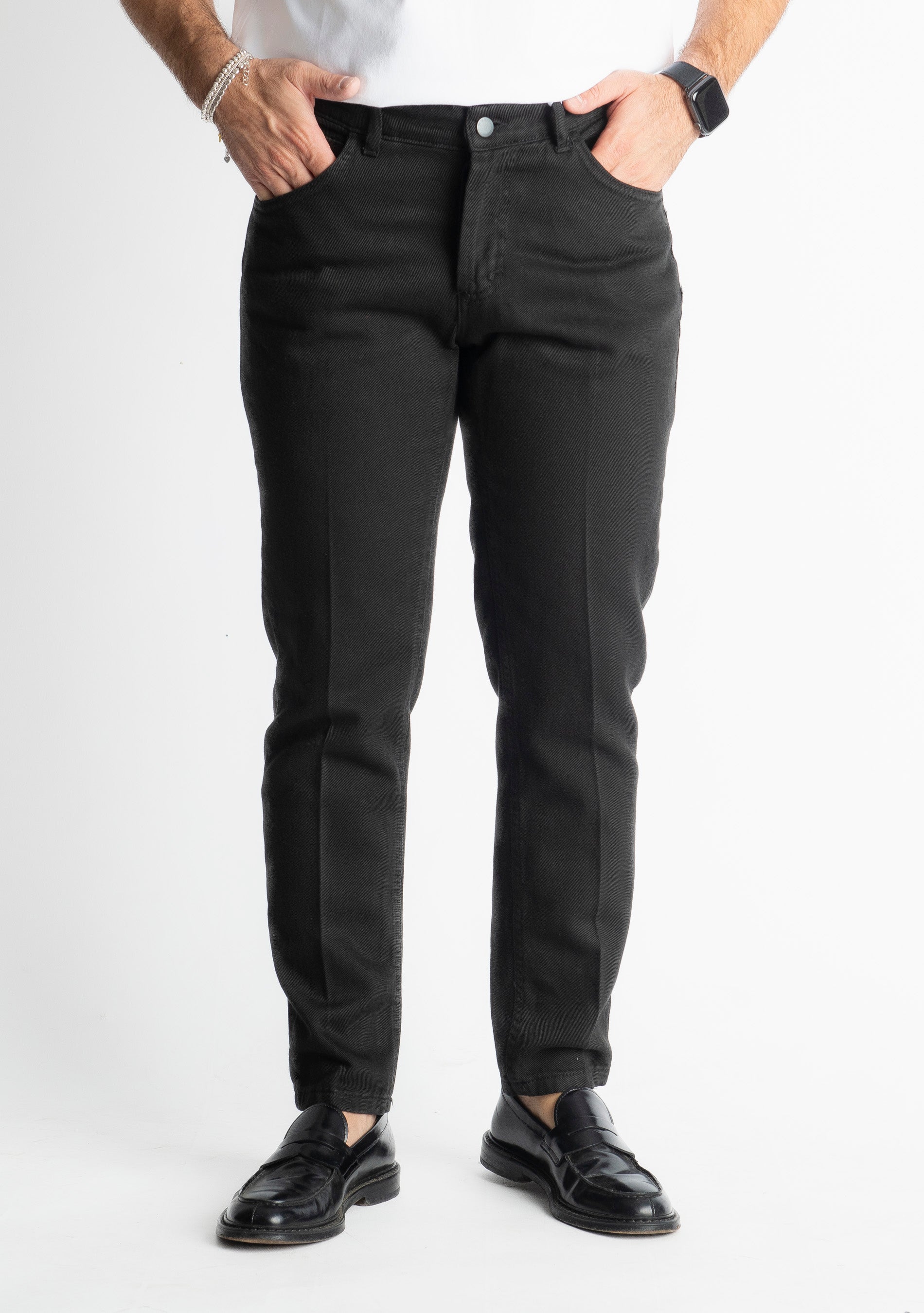 Pantalone Cinque Tasche Nero