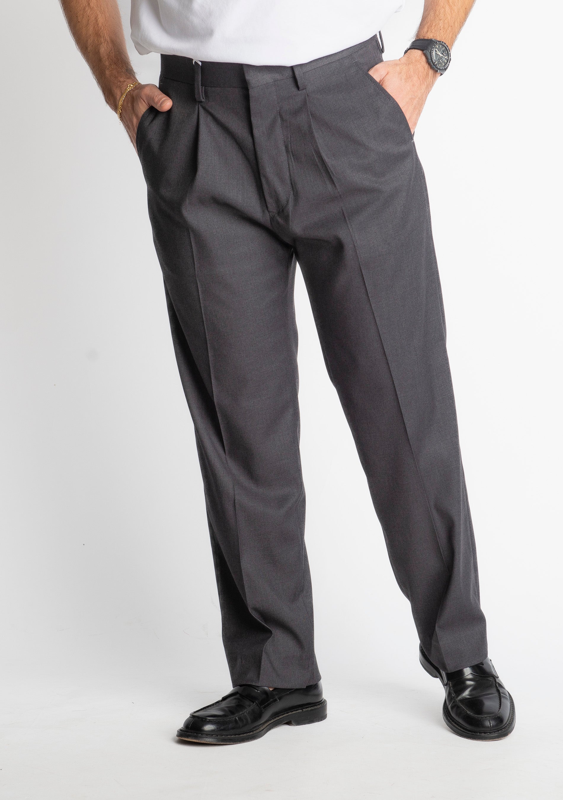 Pantalone Fondo Ampio Tennesse TO8015 Grigio