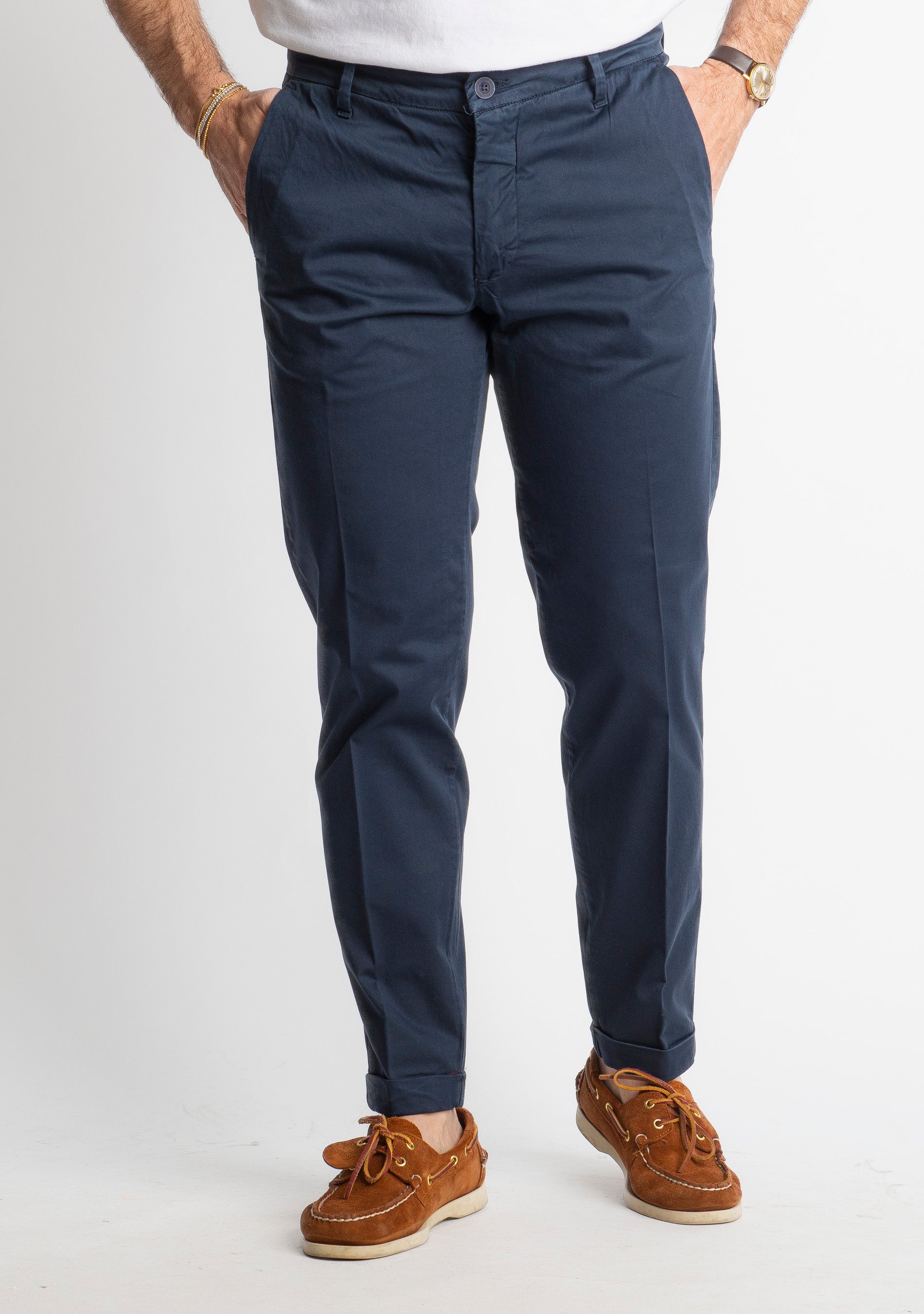 Pantalone Chino Blu