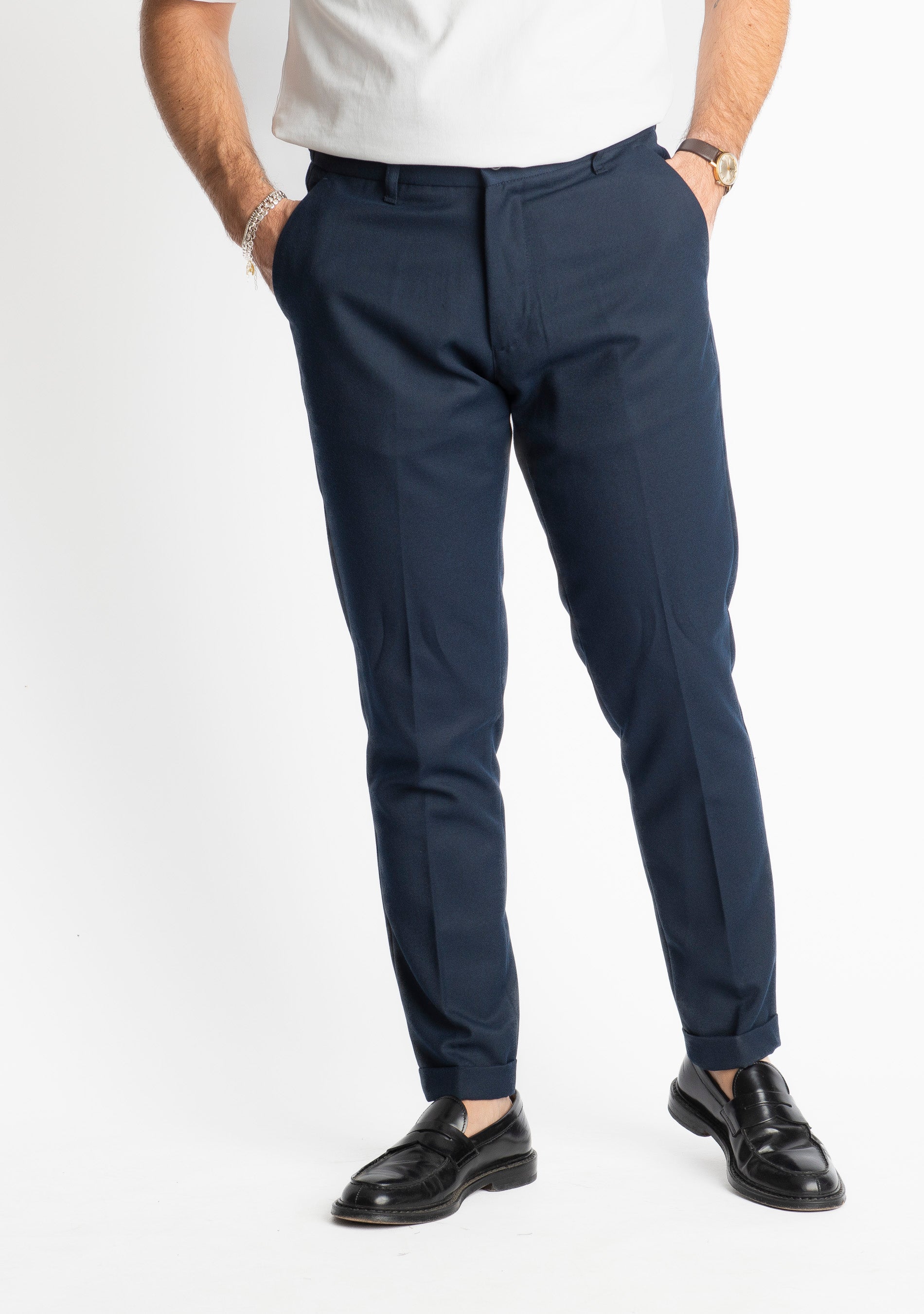 Pantalone Beverly Mezza Molla TO8007 Blu