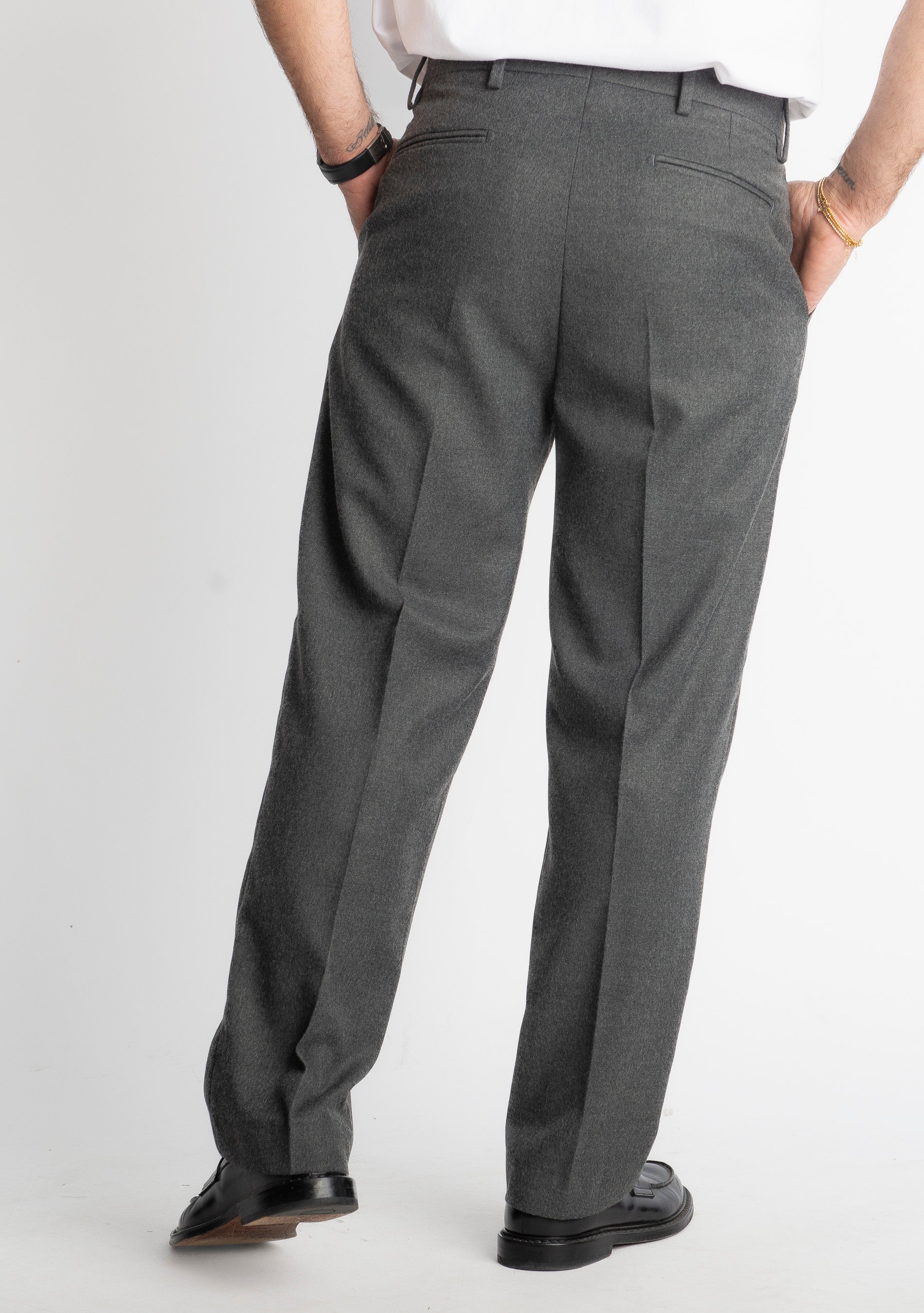 Pantalone Fondo Ampio Beverly TO8015 Grigio
