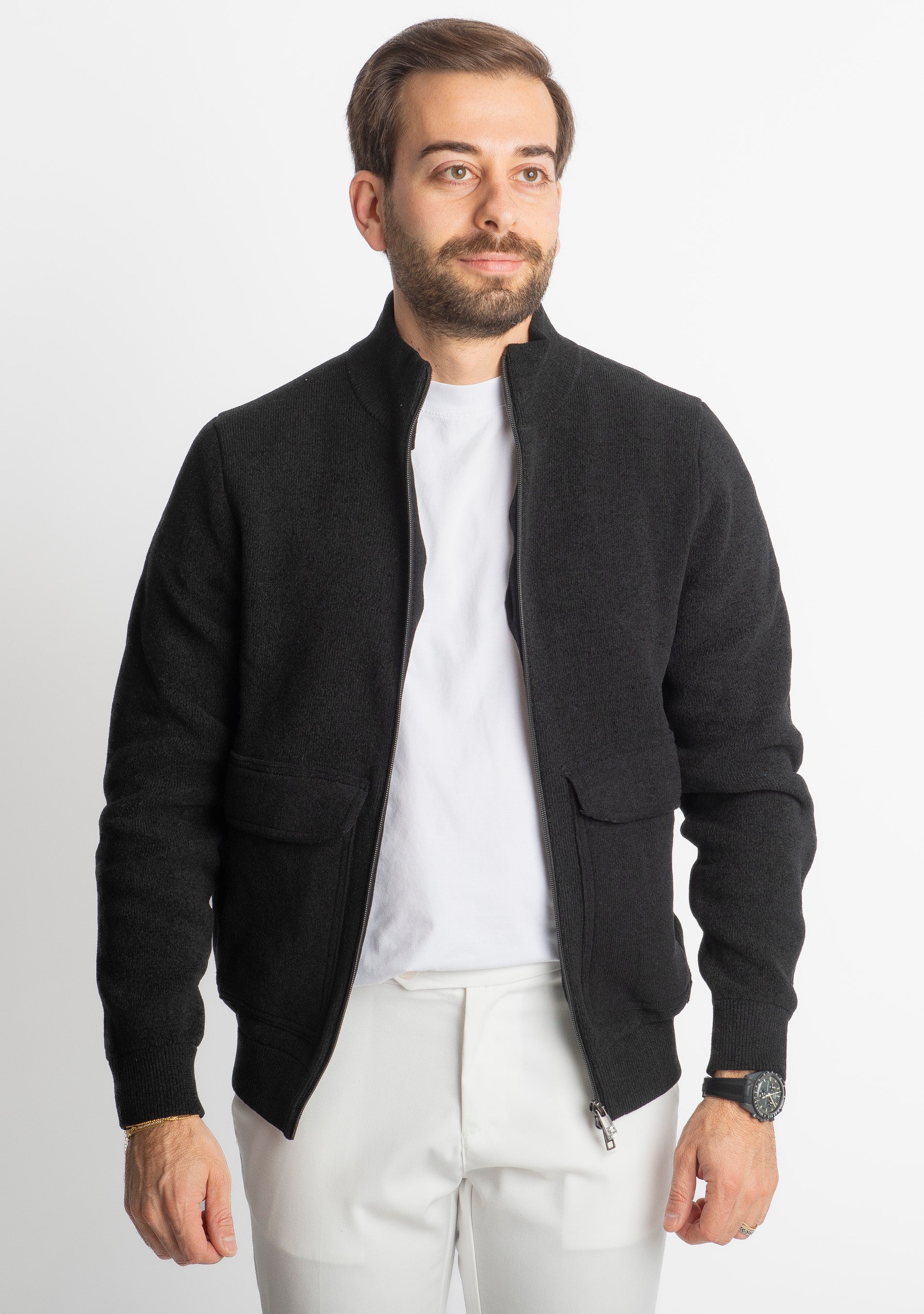 Maglia Giubbotto 754192 Nero