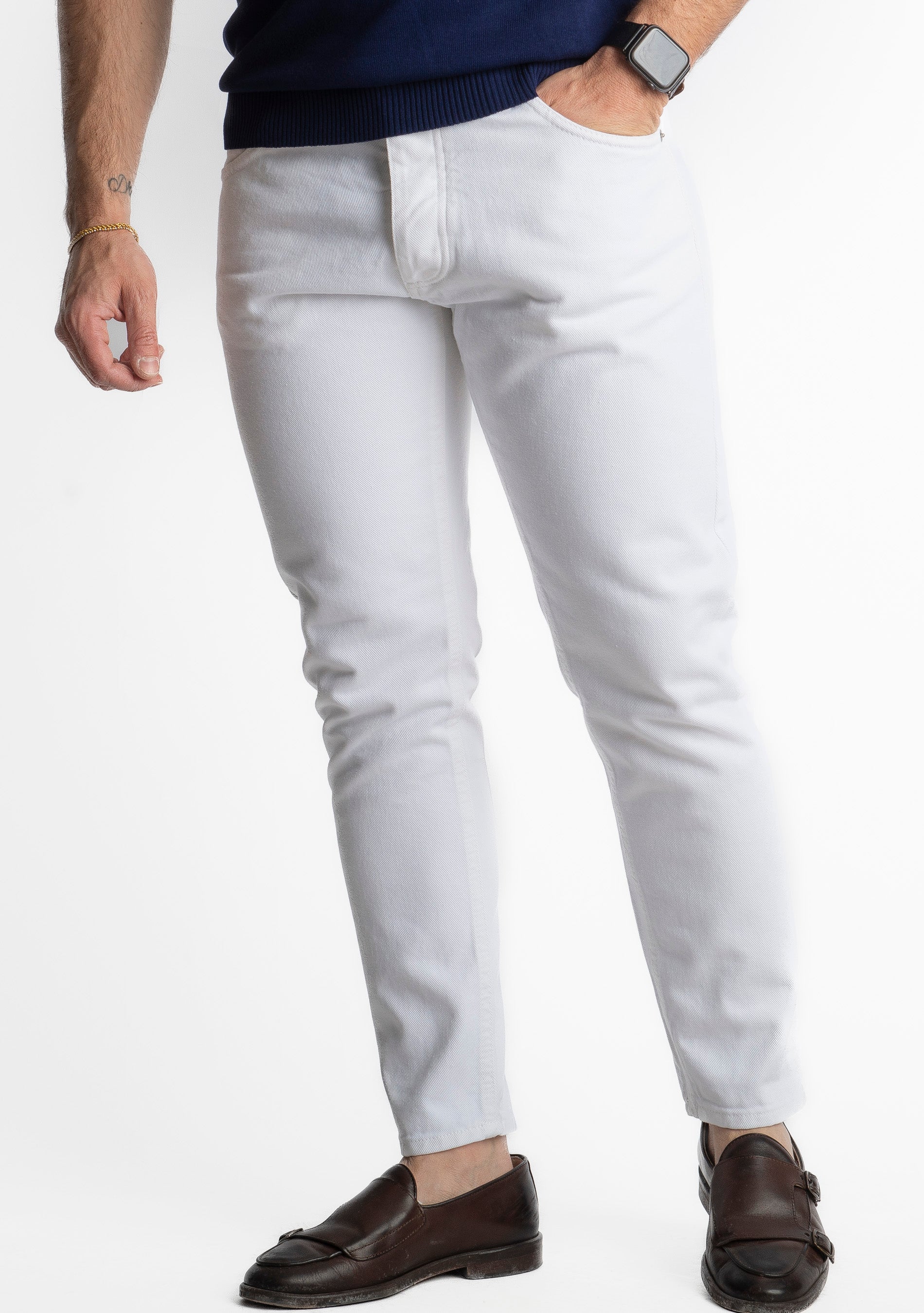 Jeans Slim Fit Bianco