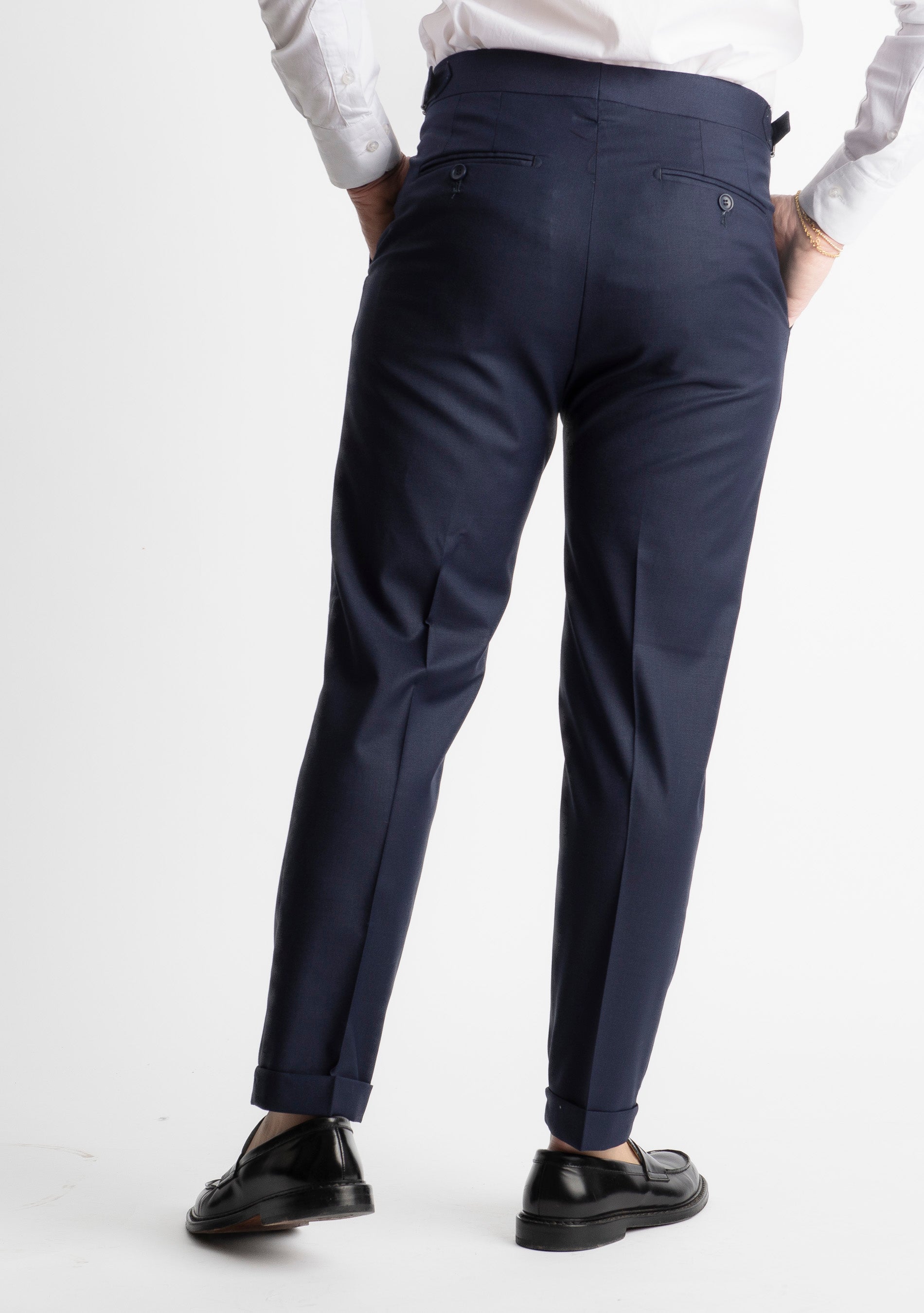 Pantalone Tasmania Morositas Doppia Fibbia Blu