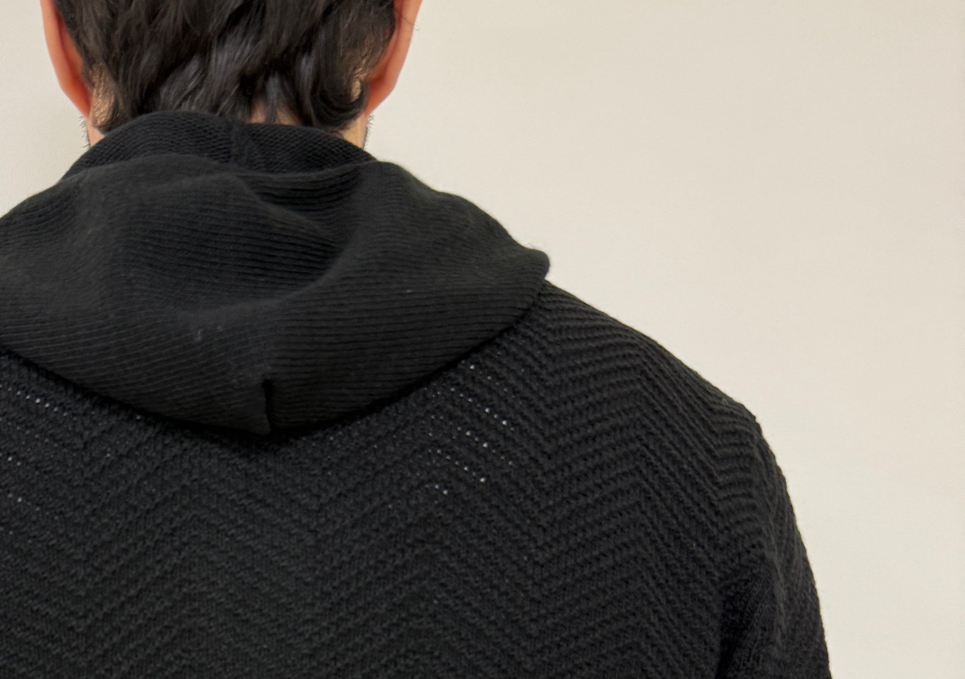 Felpa In Lana Merinos Nera