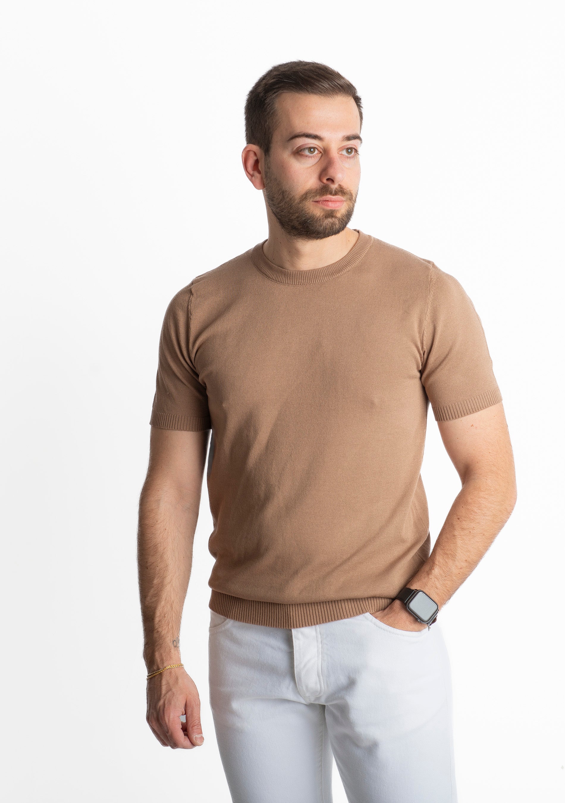 T-shirt in Maglia Terra