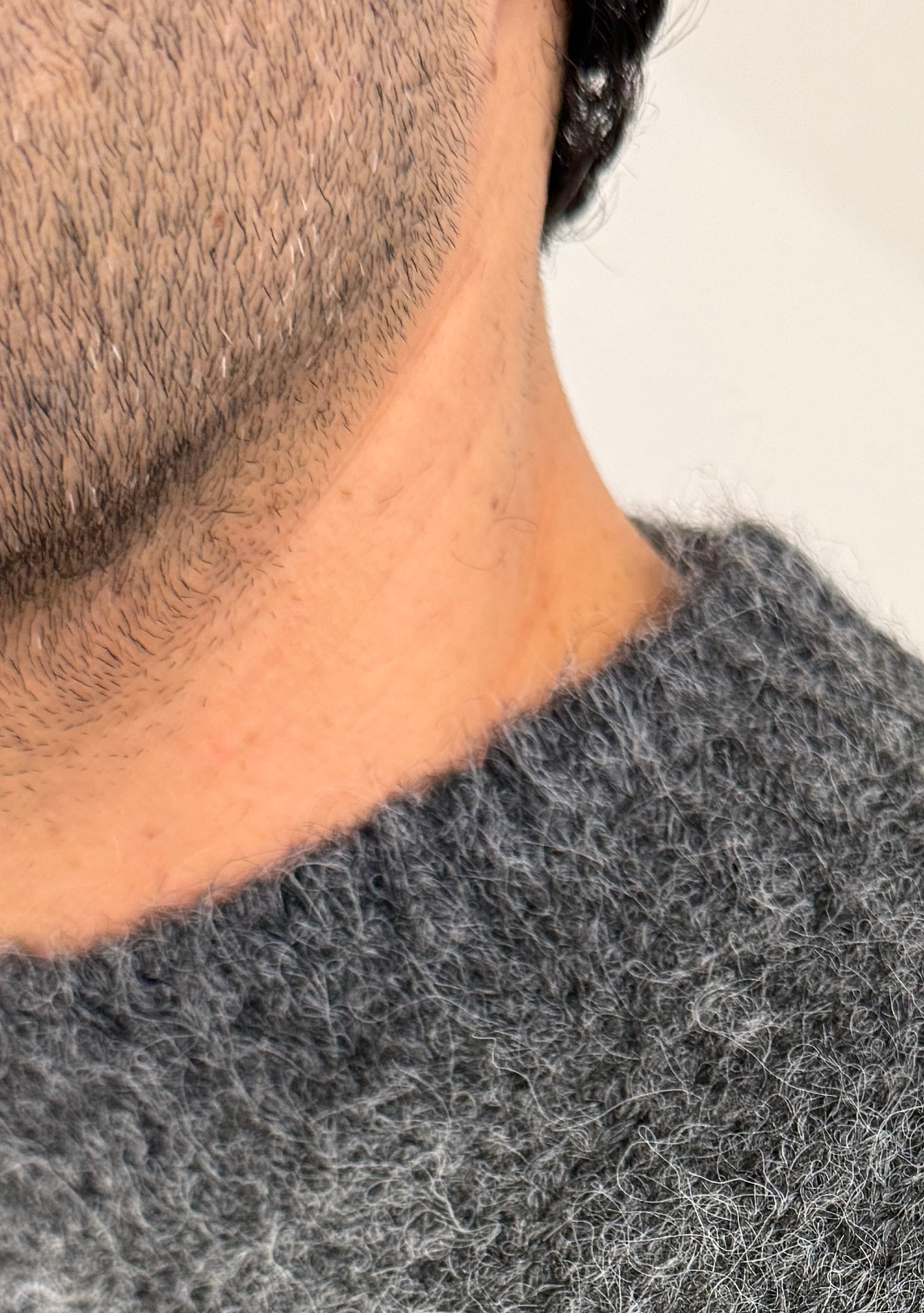 Maglione Mohair Grigio