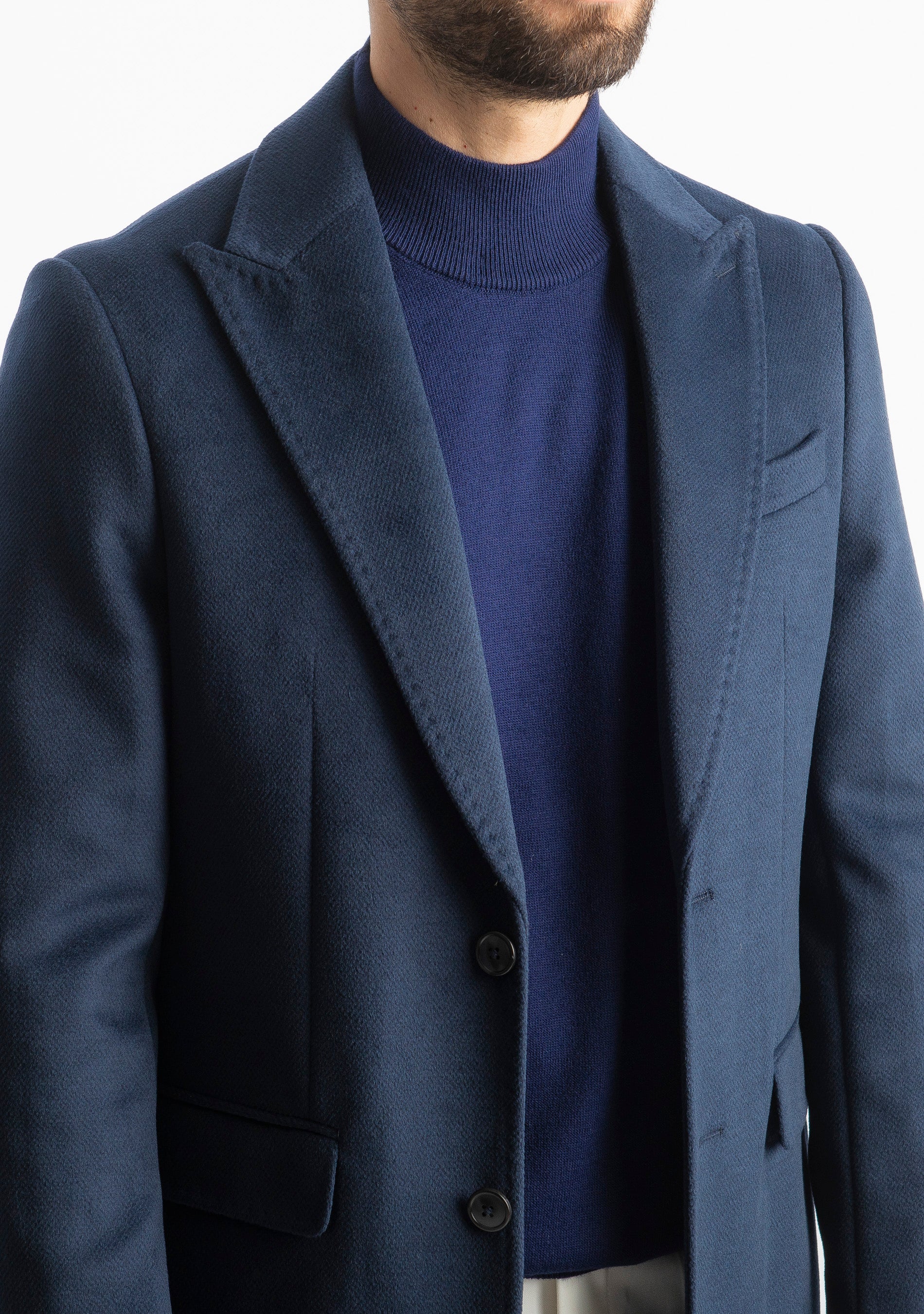 Cappotto Uomo DF18 Blu
