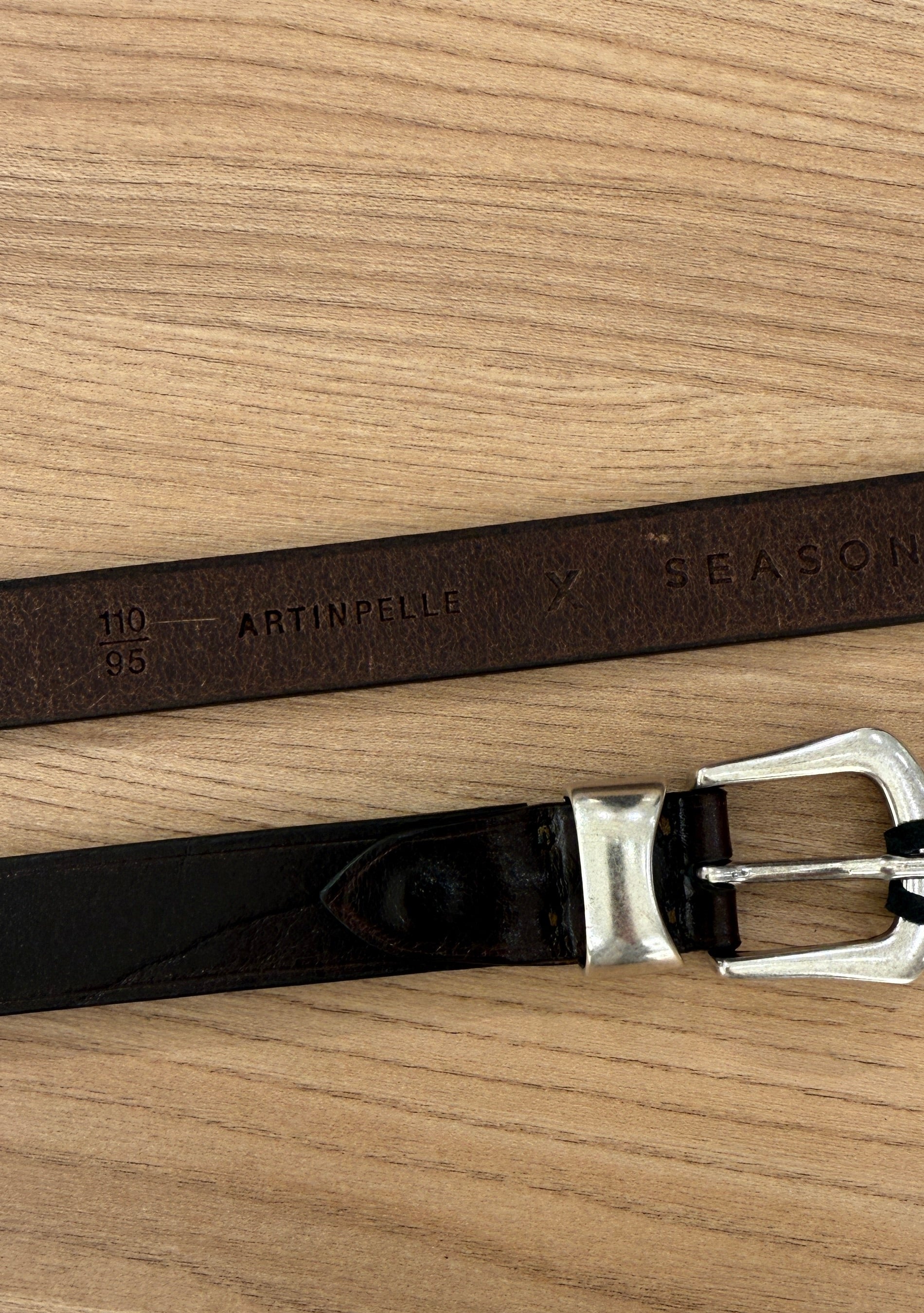 Cintura in Cuoio Trittico Testa di Moro