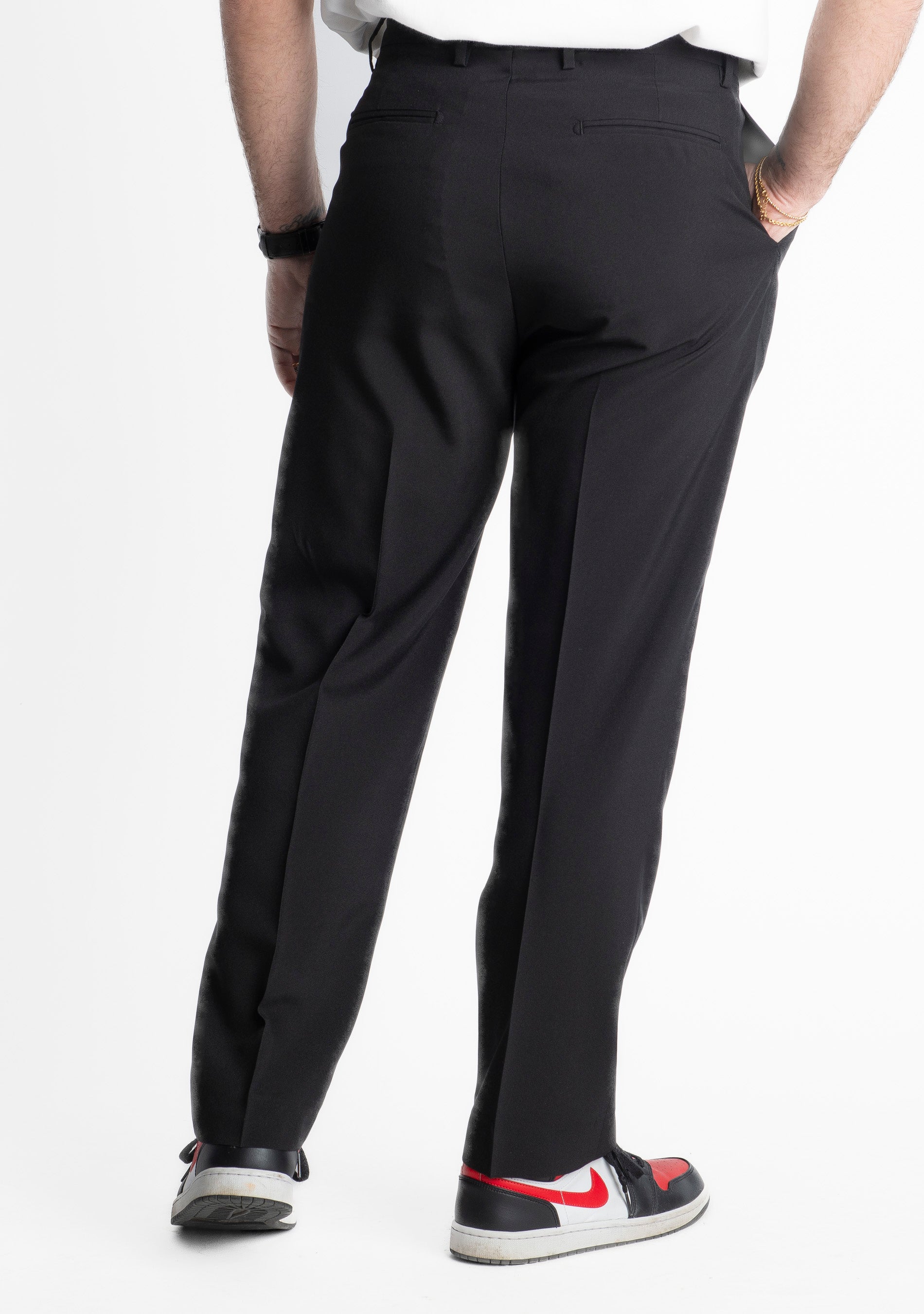 Pantalone Fondo Ampio TO8015 Nero
