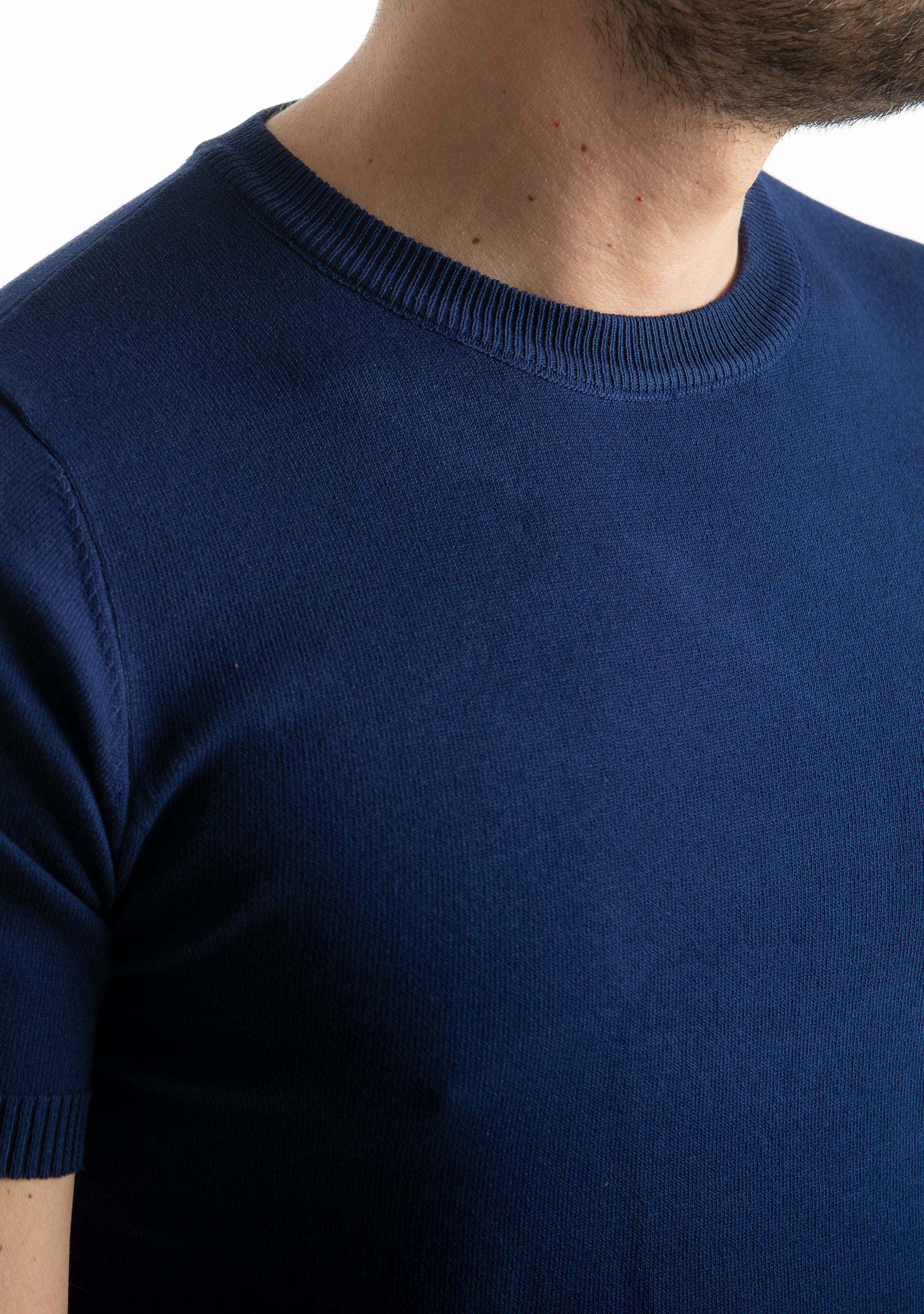 T-shirt in Maglia Blu