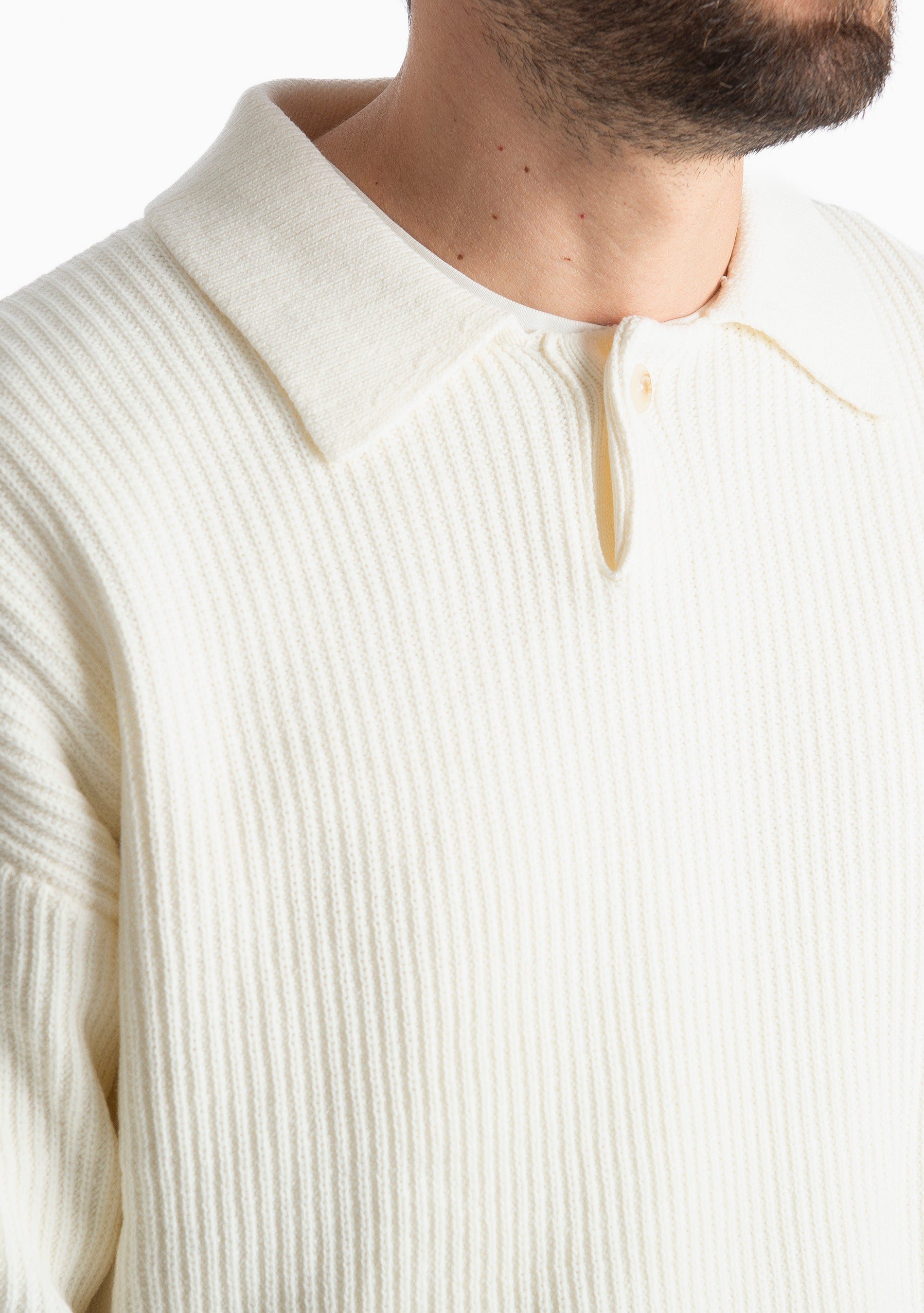 Polo Relax-Fit W8611 Panna