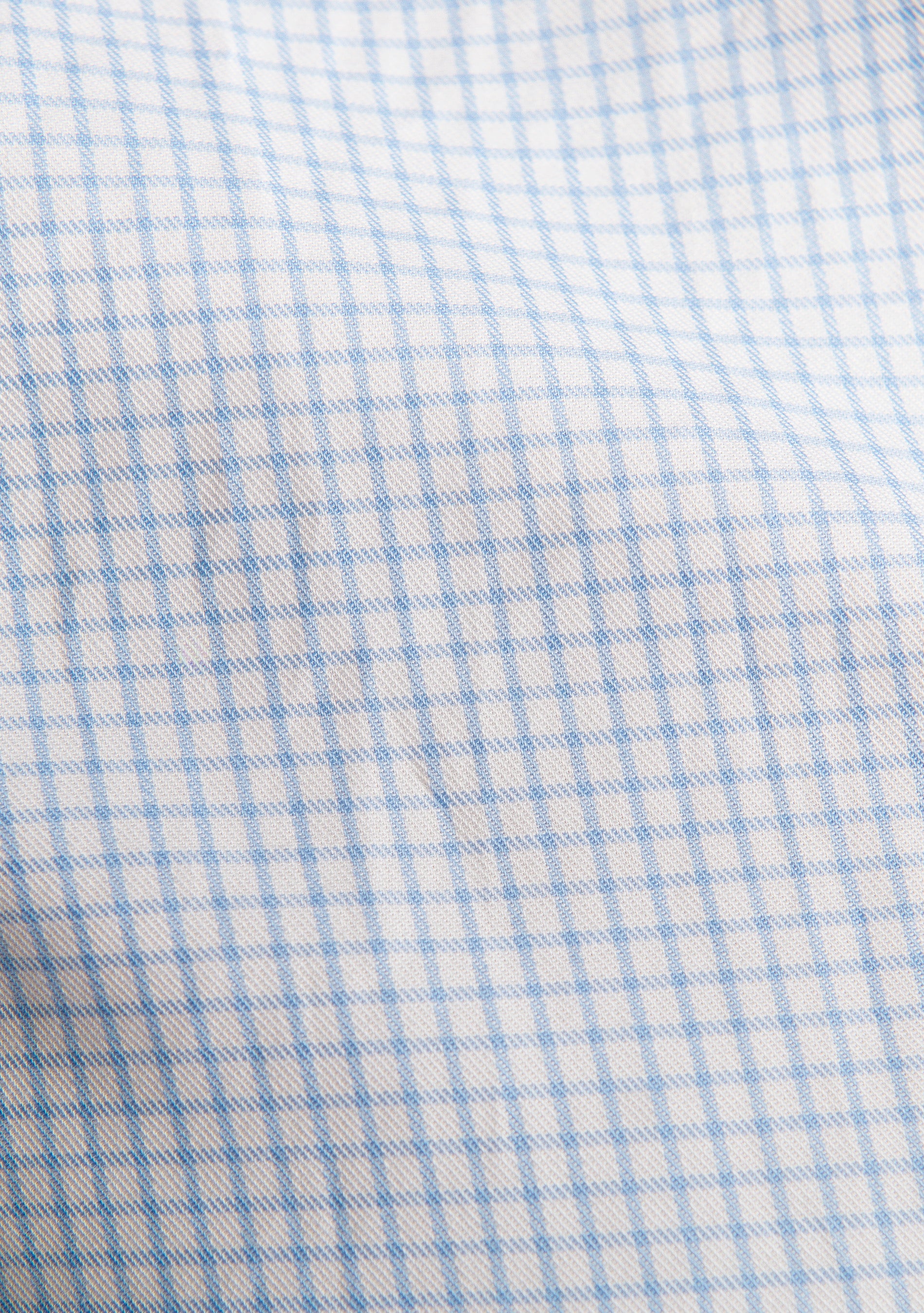 Camicia Bari Quadretti Celeste